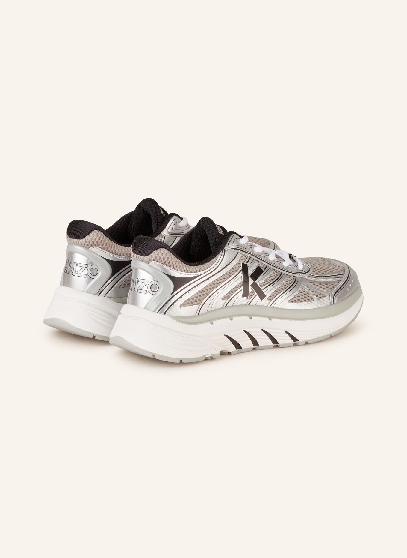 KENZO Sneakers, Color: BLACK/ SILVER (Image 2)