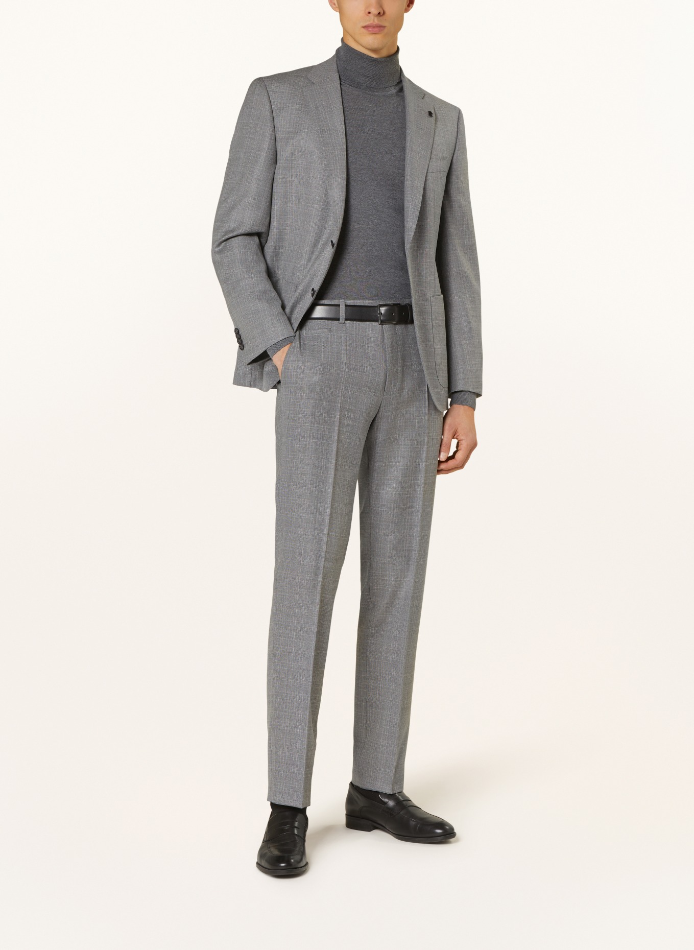 BOSS Suit trousers LENON regular fit, Color: 041 SILVER (Image 2)