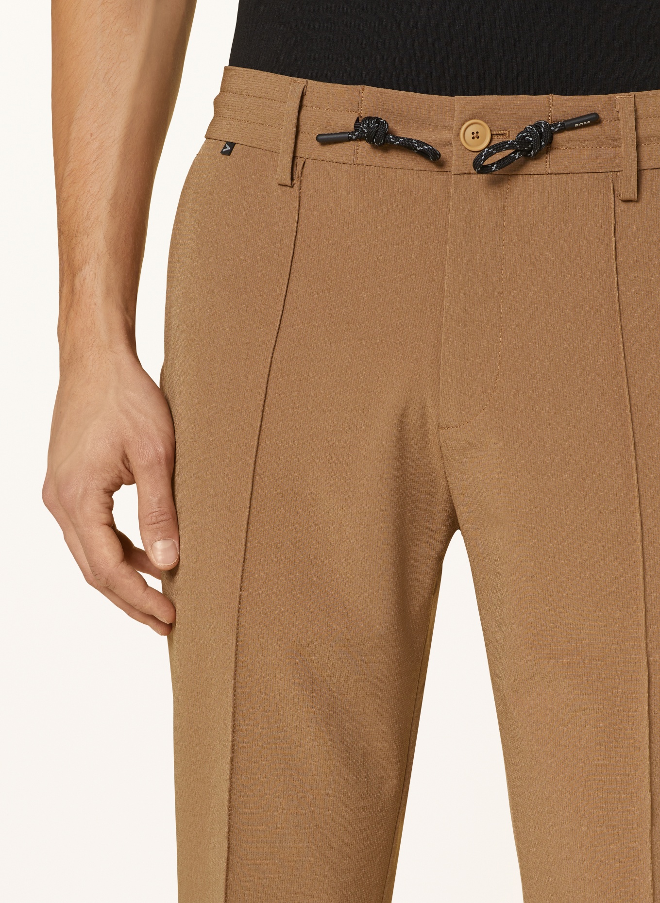 BOSS Anzughose GENIUS Slim Fit, Farbe: 249 OPEN BROWN (Bild 6)