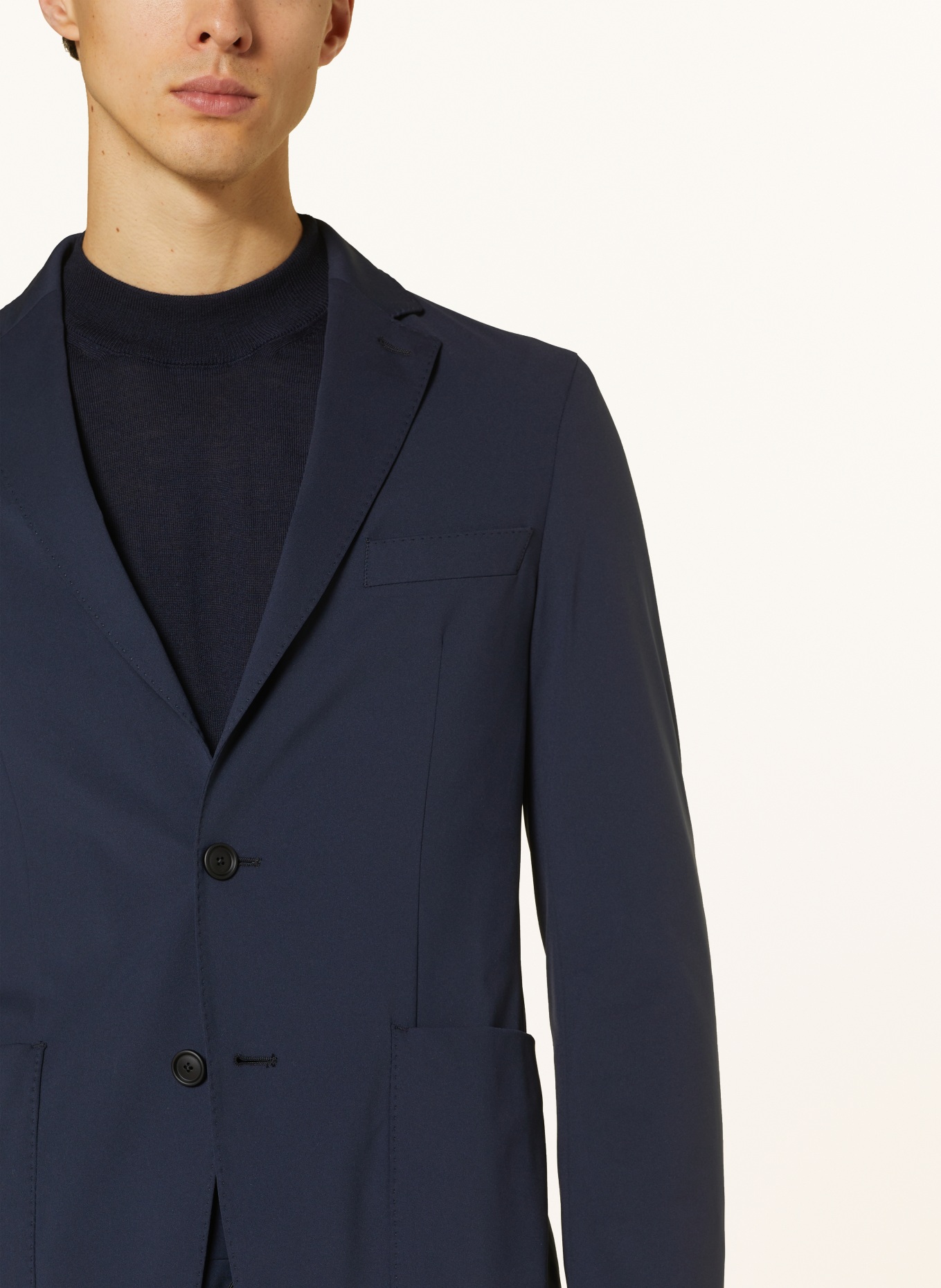 BOSS Suit jacket HANRY extra slim fit made of jersey, Color: DARK BLUE (Image 5)