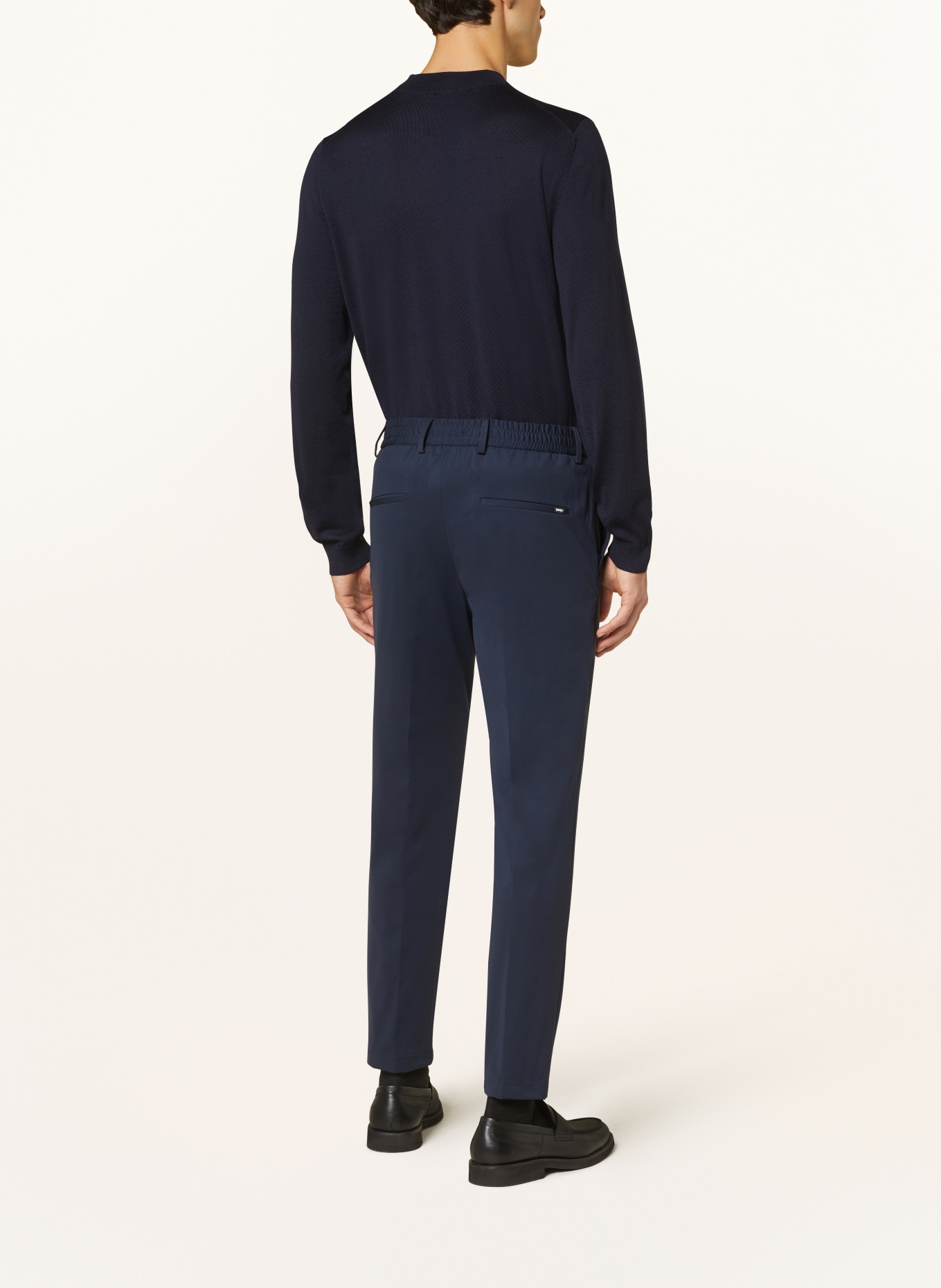 BOSS Anzughose GENIUSJ Slim Fit aus Jersey, Farbe: DUNKELBLAU (Bild 4)