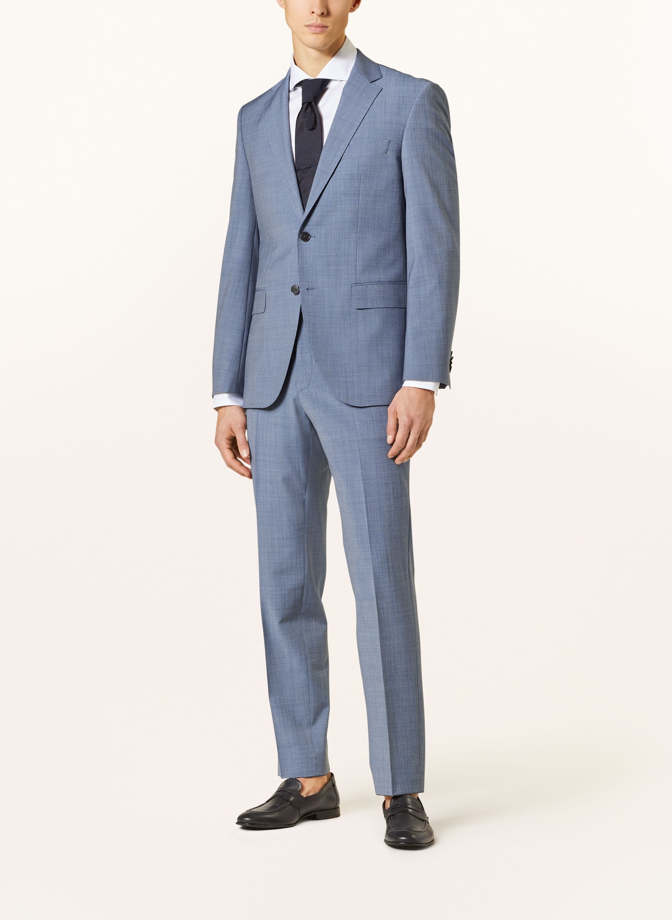 BOSS Oblekové kalhoty LENON Regular Fit, Barva: 429 MEDIUM BLUE (Obrázek 2)