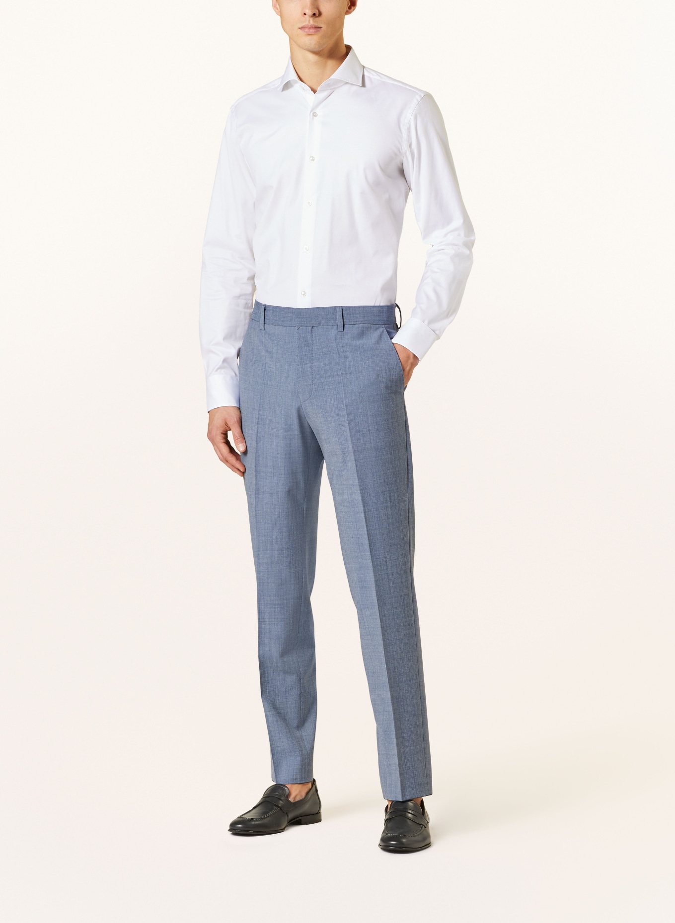 BOSS Oblekové kalhoty LENON Regular Fit, Barva: 429 MEDIUM BLUE (Obrázek 3)