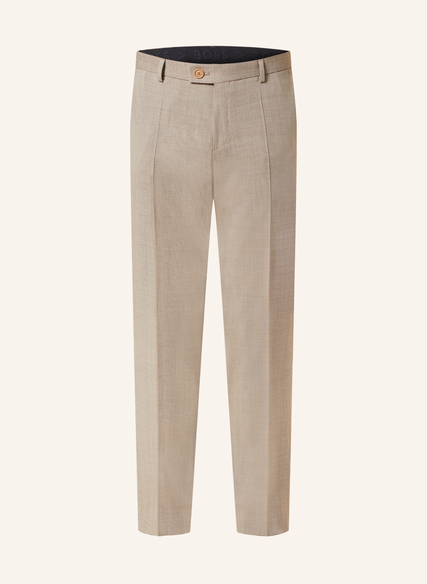 Buy Boss Dark Blue Slim Fit Trousers for Men Online @ Tata CLiQ Luxury