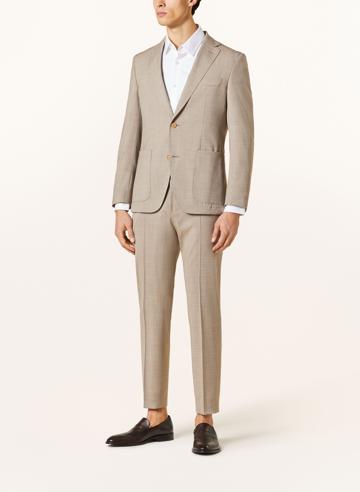 BOSS Suit trousers GENIUS slim fit, Color: 271 LIGHT BEIGE (Image 2)