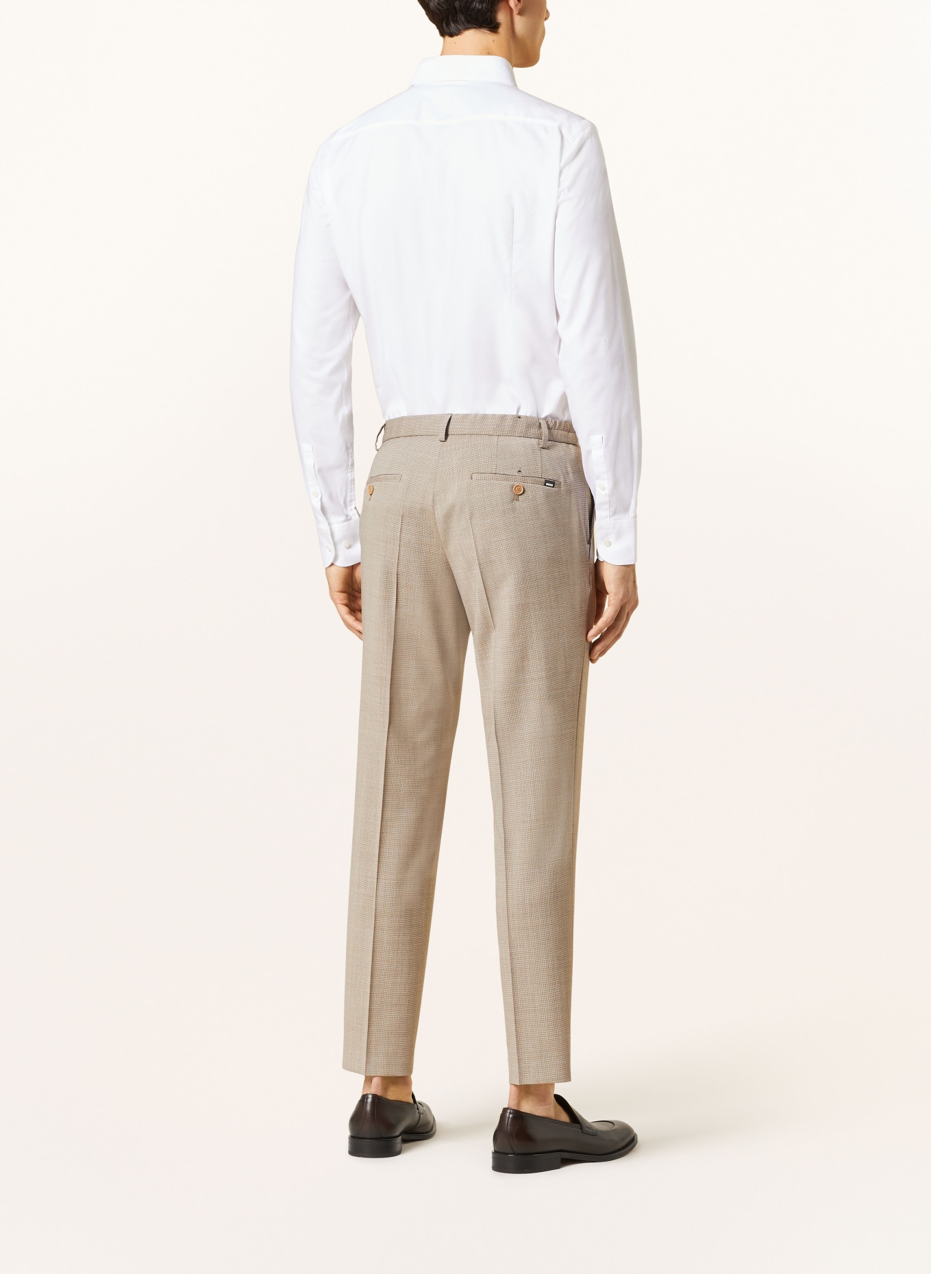 BOSS Suit trousers GENIUS slim fit, Color: 271 LIGHT BEIGE (Image 4)