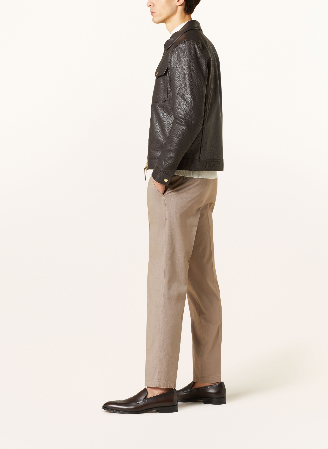 BOSS Chinos KANE regular tapered fit, Color: BEIGE (Image 4)
