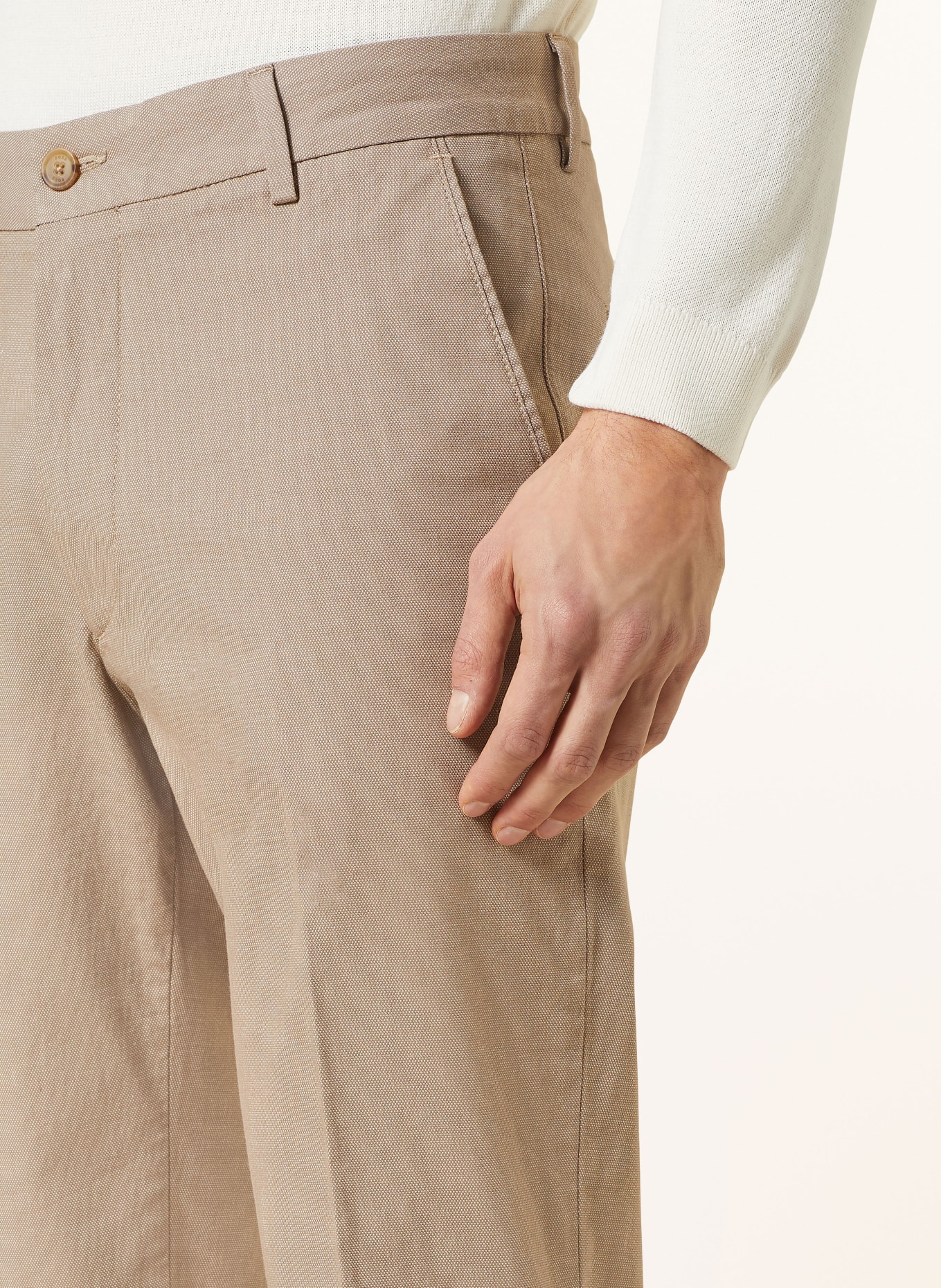 BOSS Chinos KANE regular tapered fit, Color: BEIGE (Image 5)