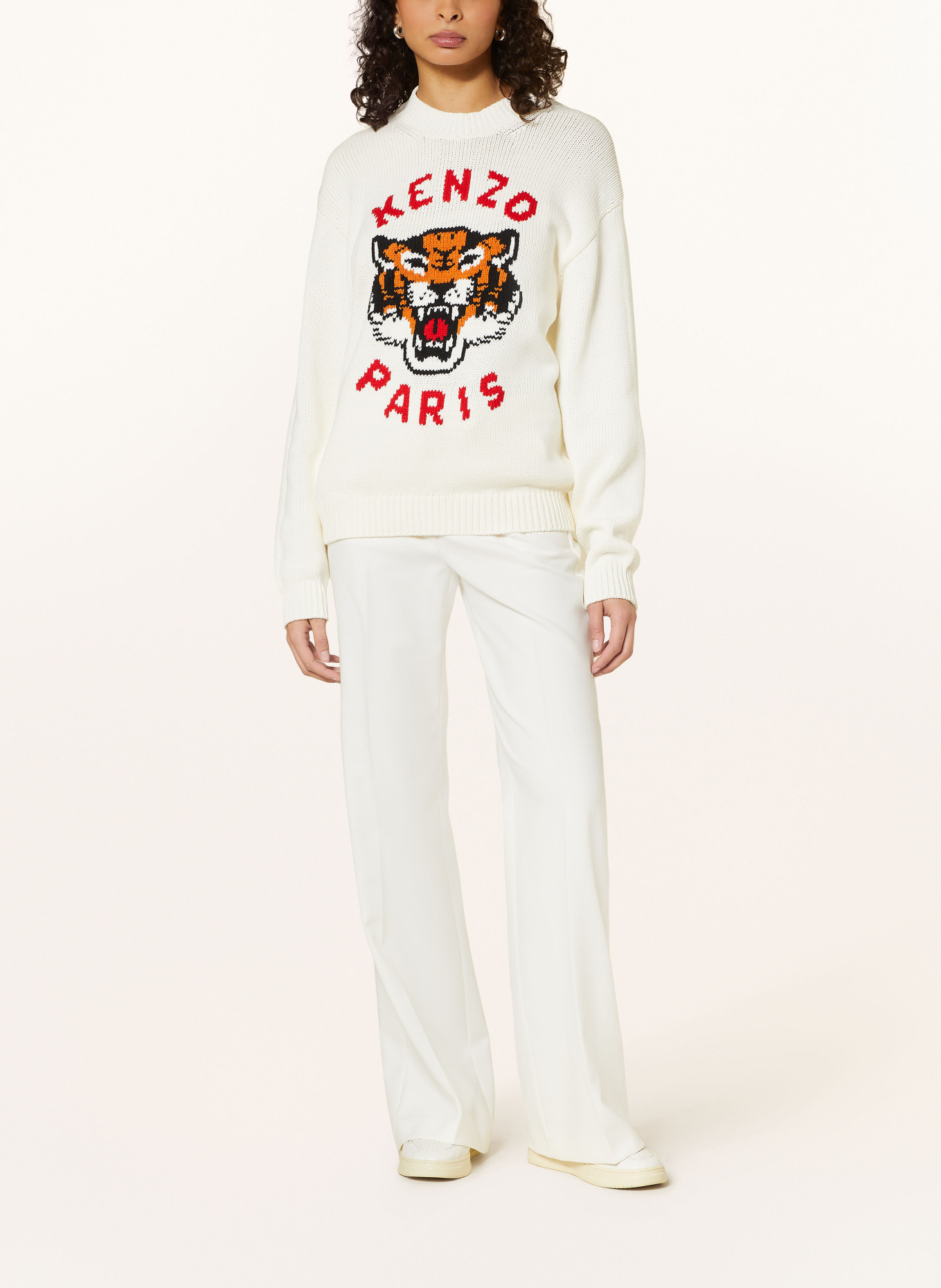 KENZO Sweater TIGER, Color: WHITE (Image 2)