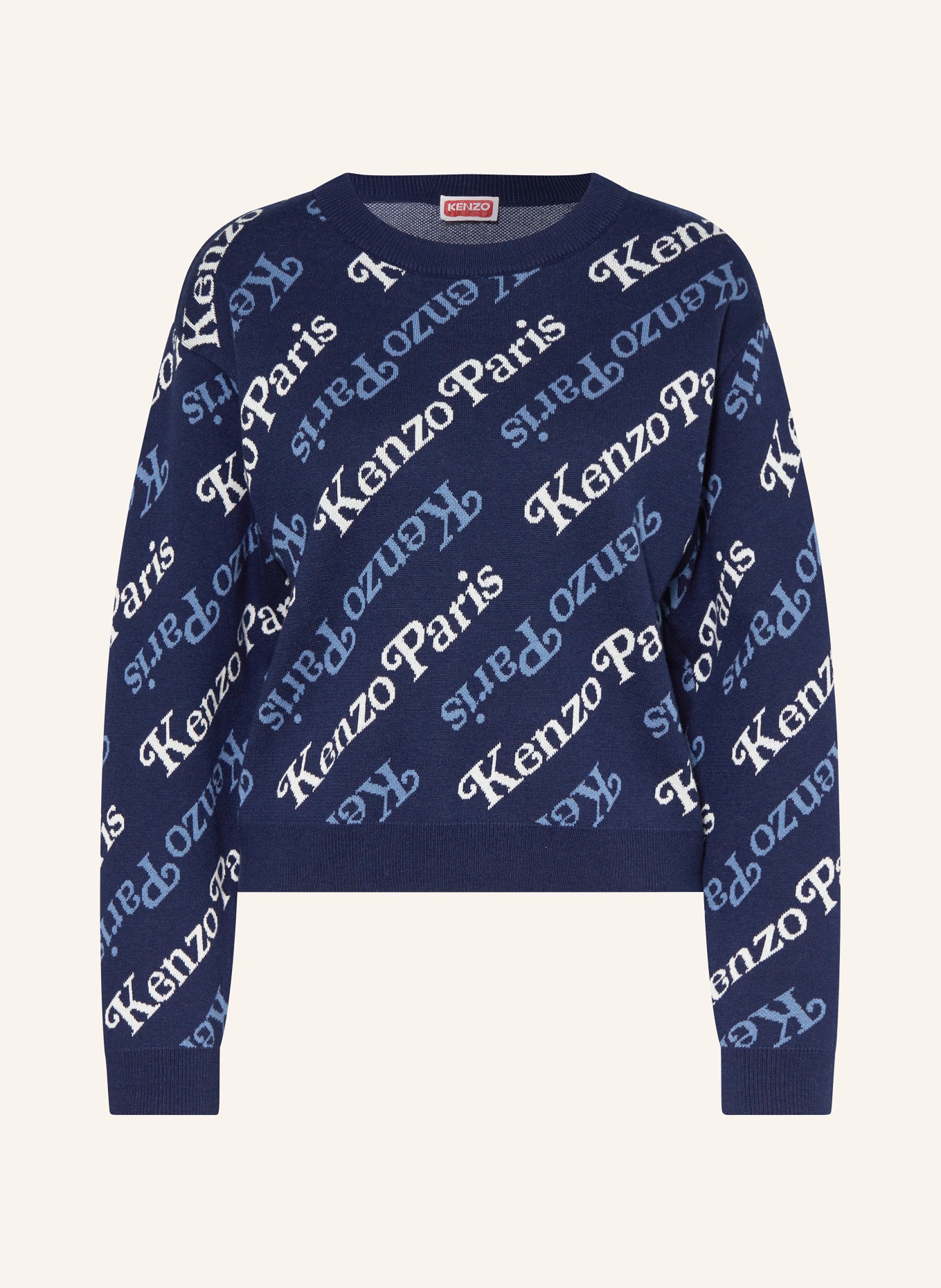 KENZO Sweater, Color: DARK BLUE/ BLUE/ WHITE (Image 1)