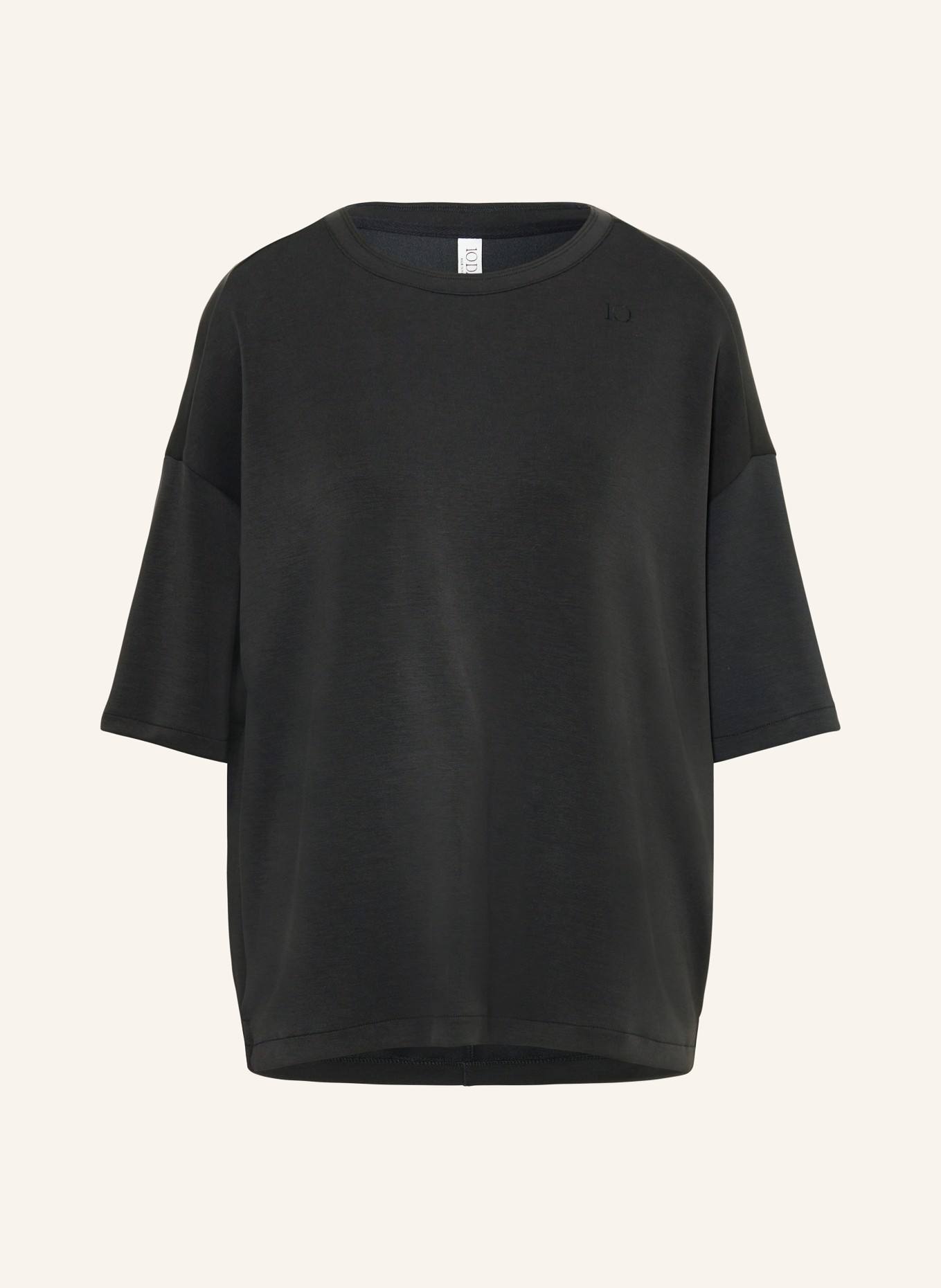 10DAYS Oversized shirt, Color: BLACK (Image 1)