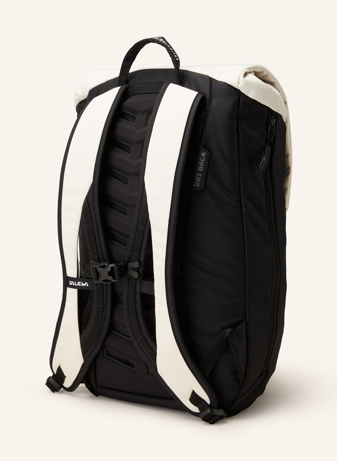 SALEWA Backpack FANES 18 l with laptop compartment, Color: BLACK/ CREAM (Image 2)