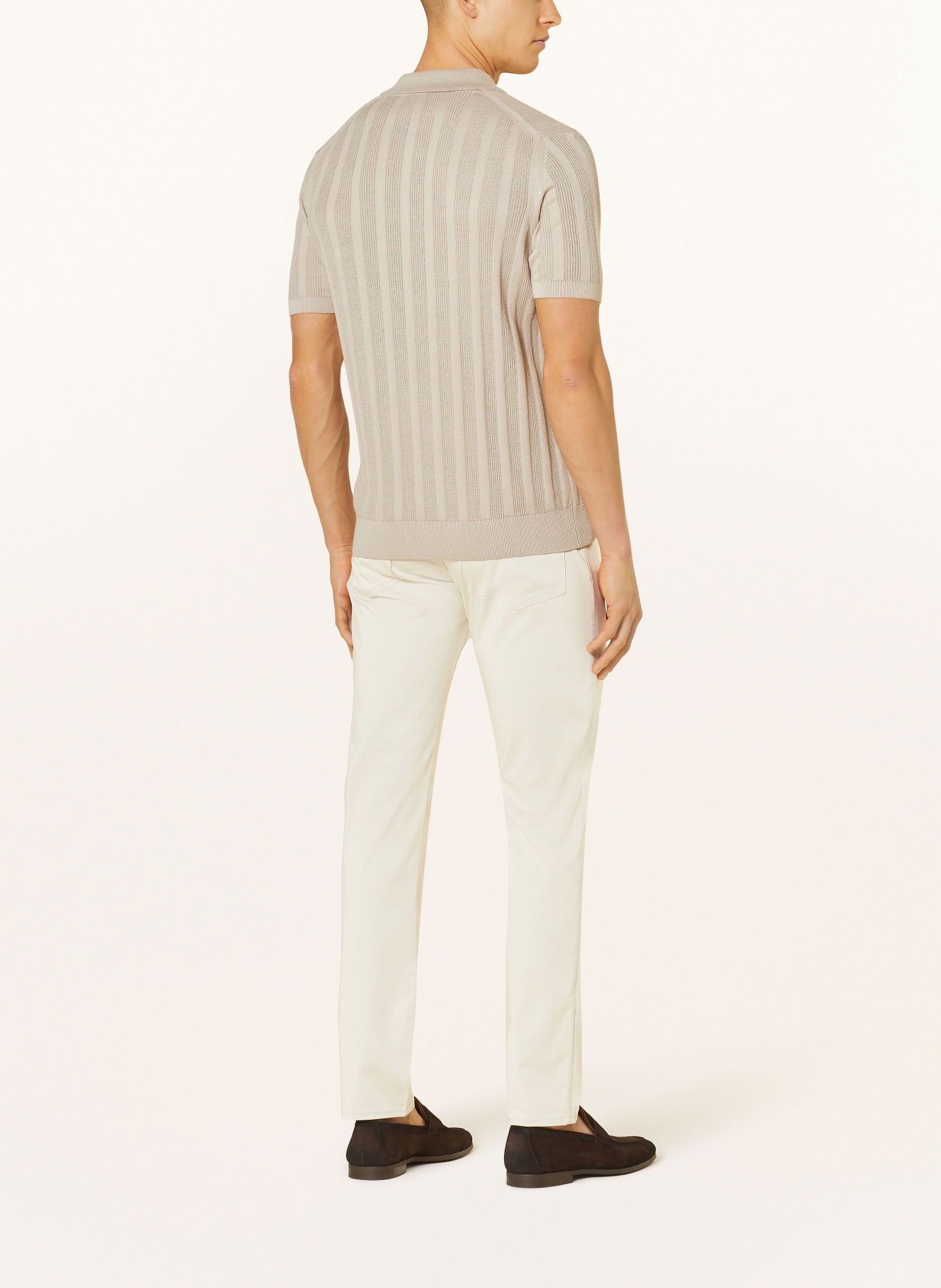 BOSS Trousers RE.MAINE regular fit, Color: CREAM (Image 3)
