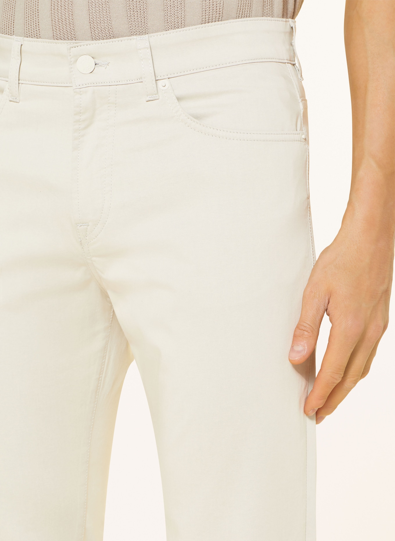 BOSS Spodnie RE.MAINE regular fit, Kolor: KREMOWY (Obrazek 5)