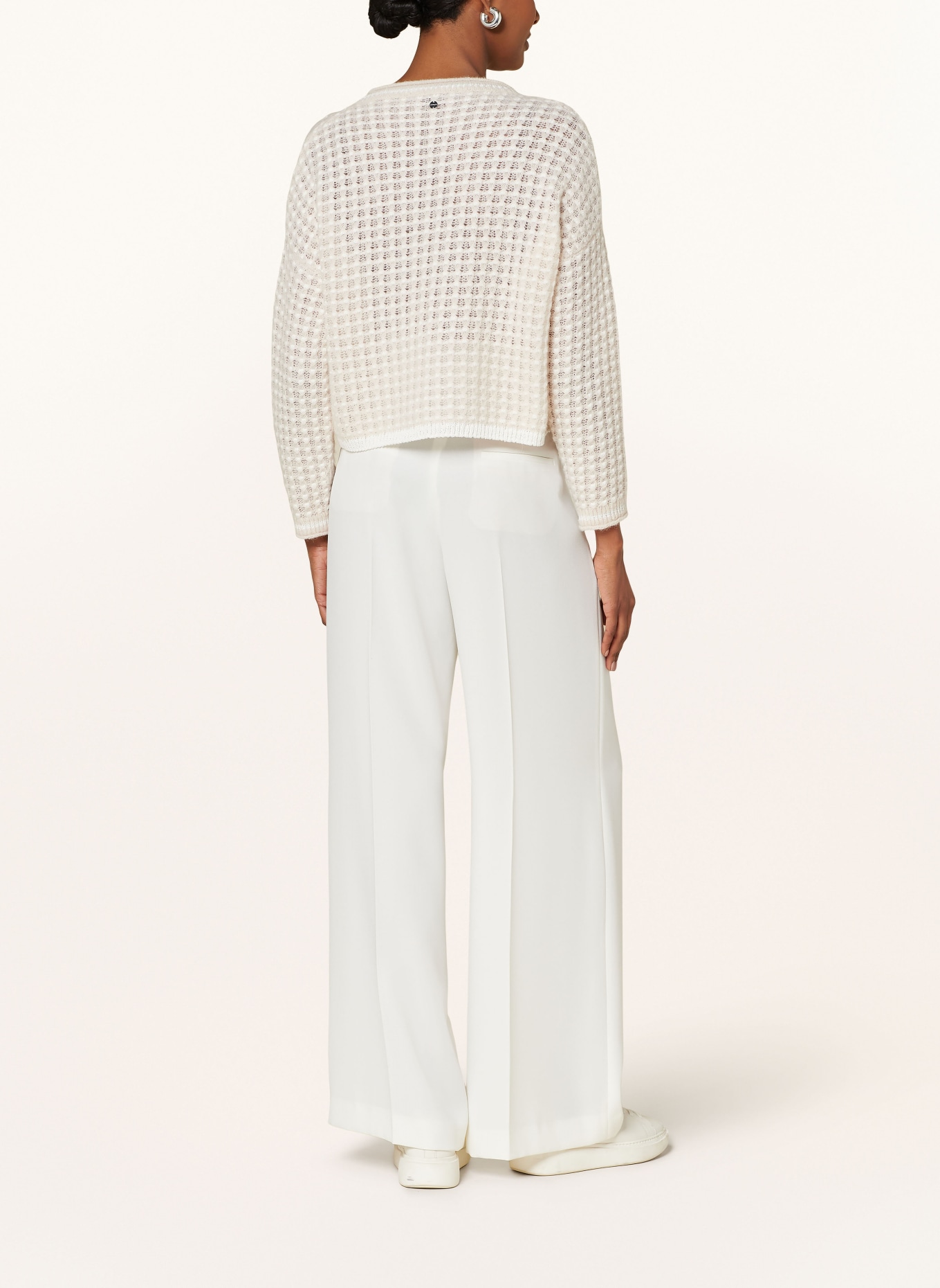 MARC CAIN Sweater, Color: ROSE GOLD/ WHITE (Image 3)