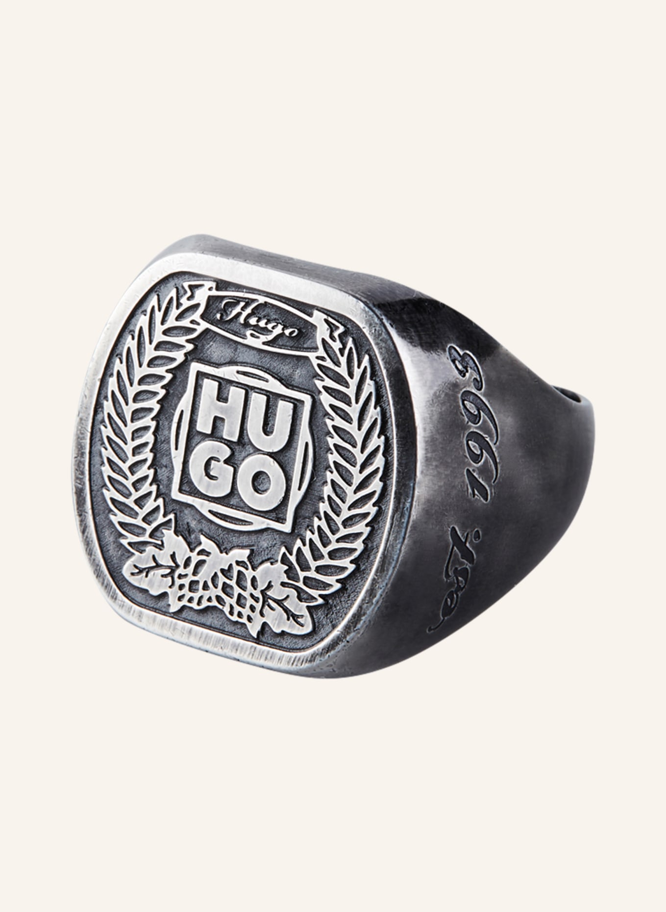 HUGO Ring, Color: SILVER (Image 1)