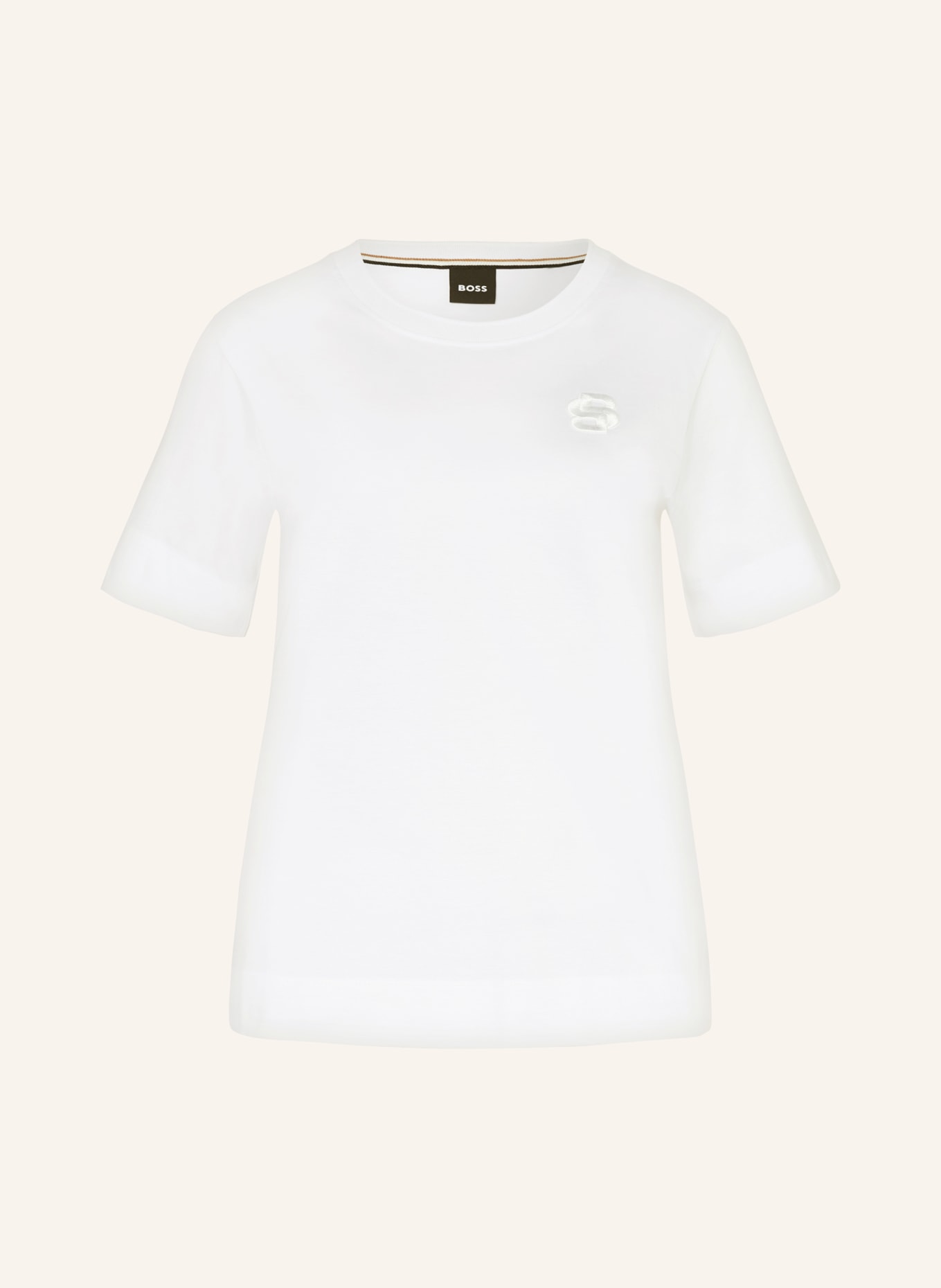BOSS T-shirt ELPHI, Color: WHITE (Image 1)