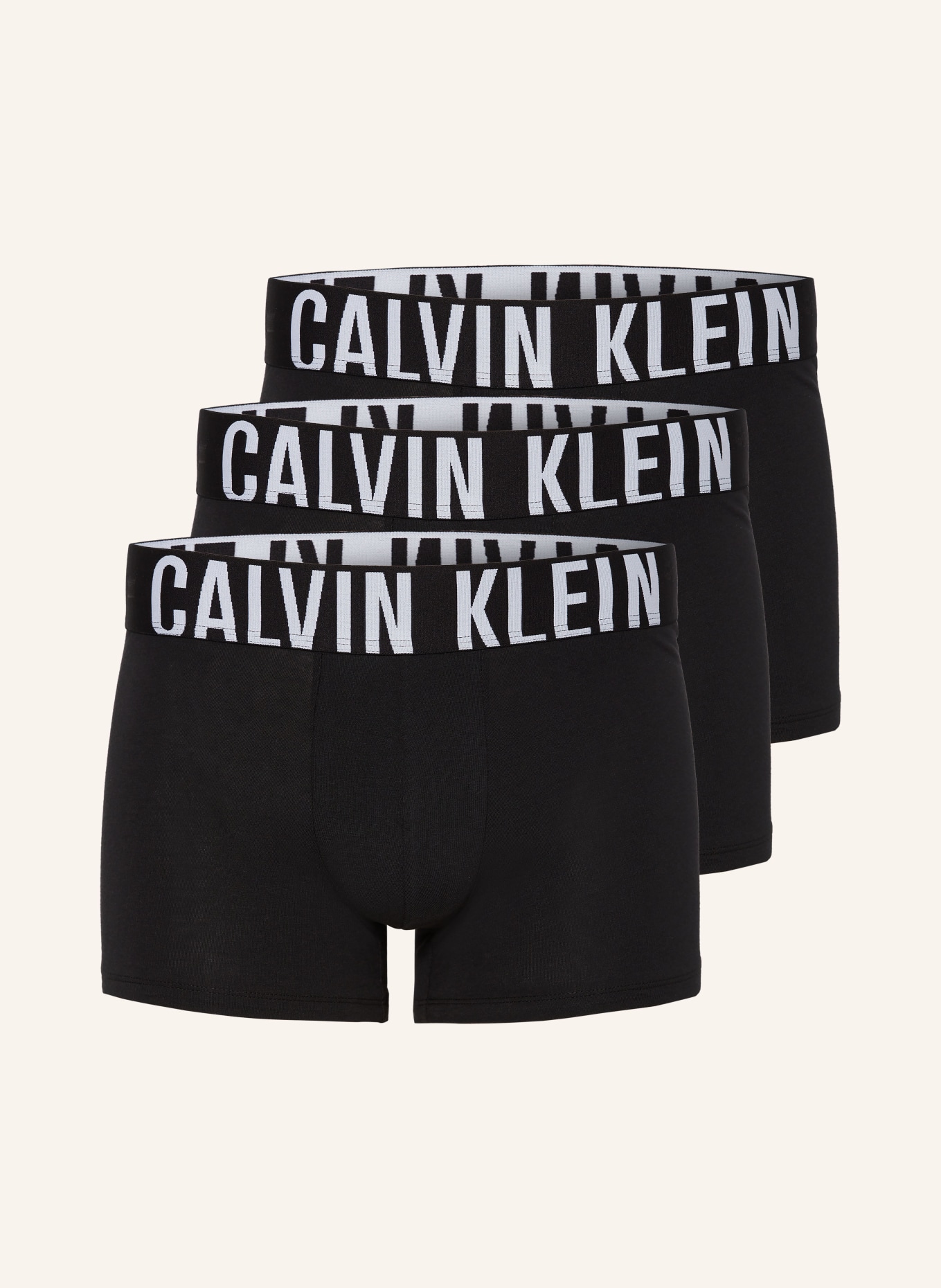 Calvin Klein Boxerky INTENSE POWER, 3 kusy v balení, Barva: ČERNÁ (Obrázek 1)