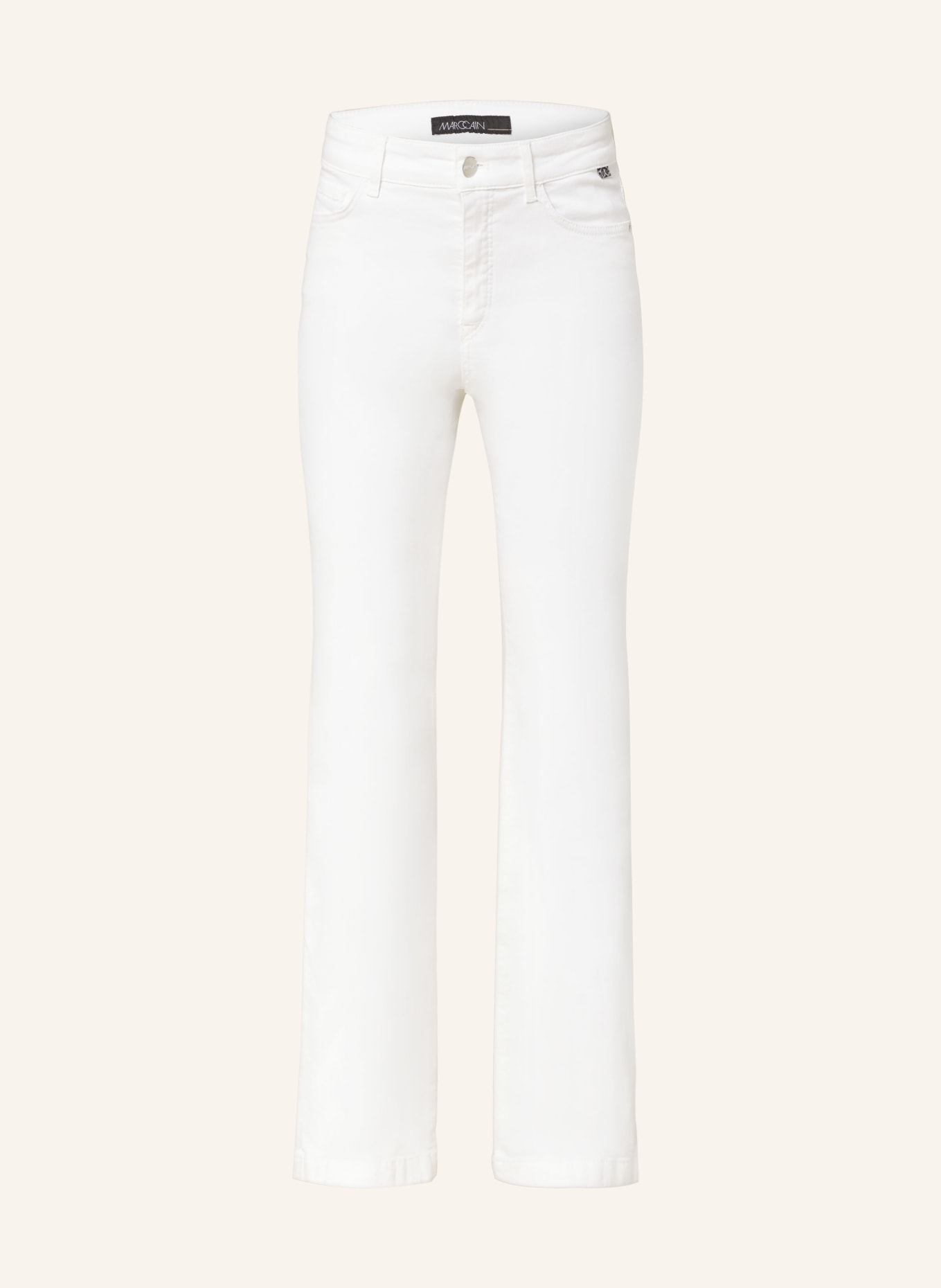 MARC CAIN Flared Jeans FARO, Farbe: 100 WHITE (Bild 1)