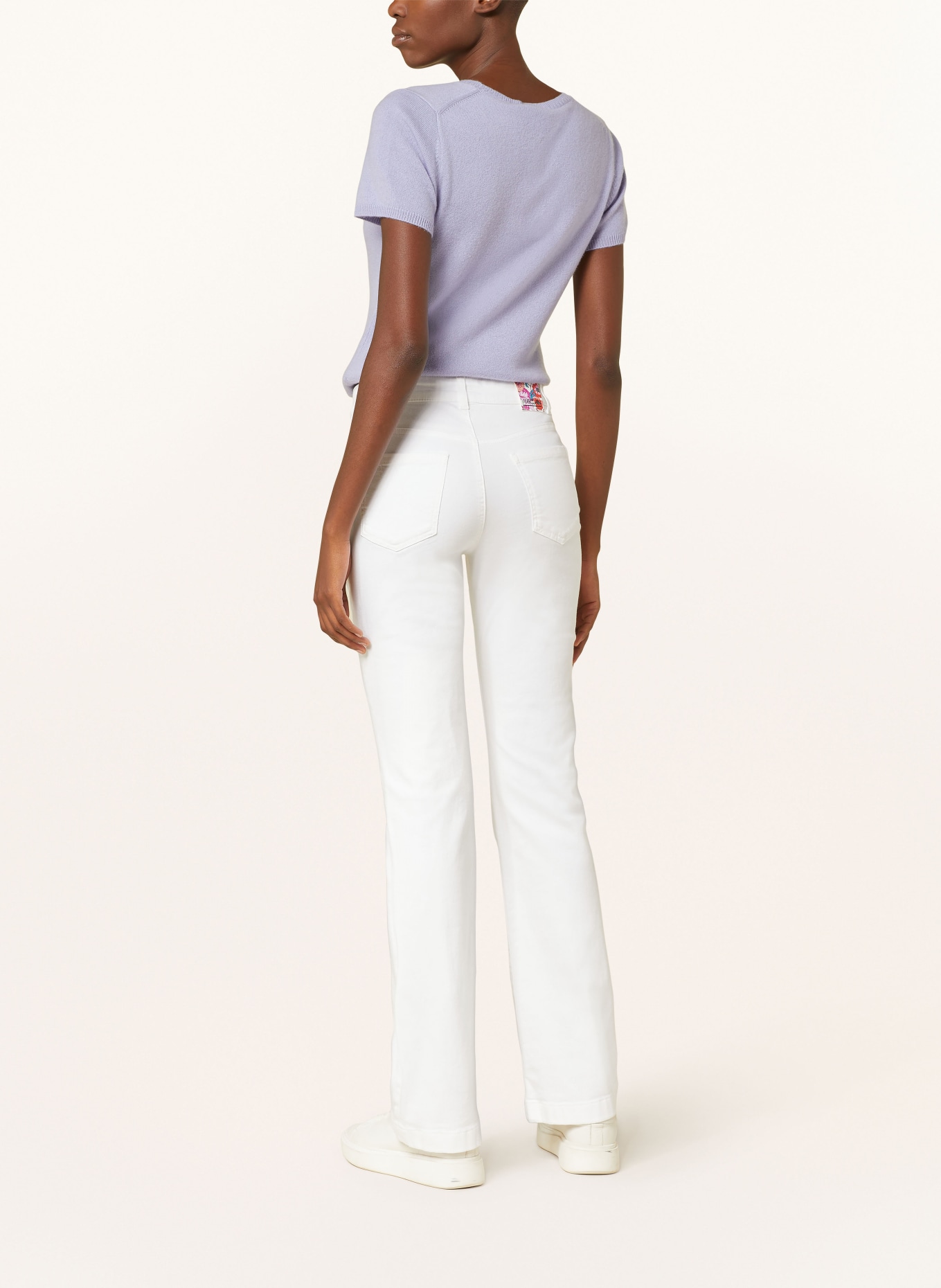 MARC CAIN Flared Jeans FARO, Farbe: 100 WHITE (Bild 3)