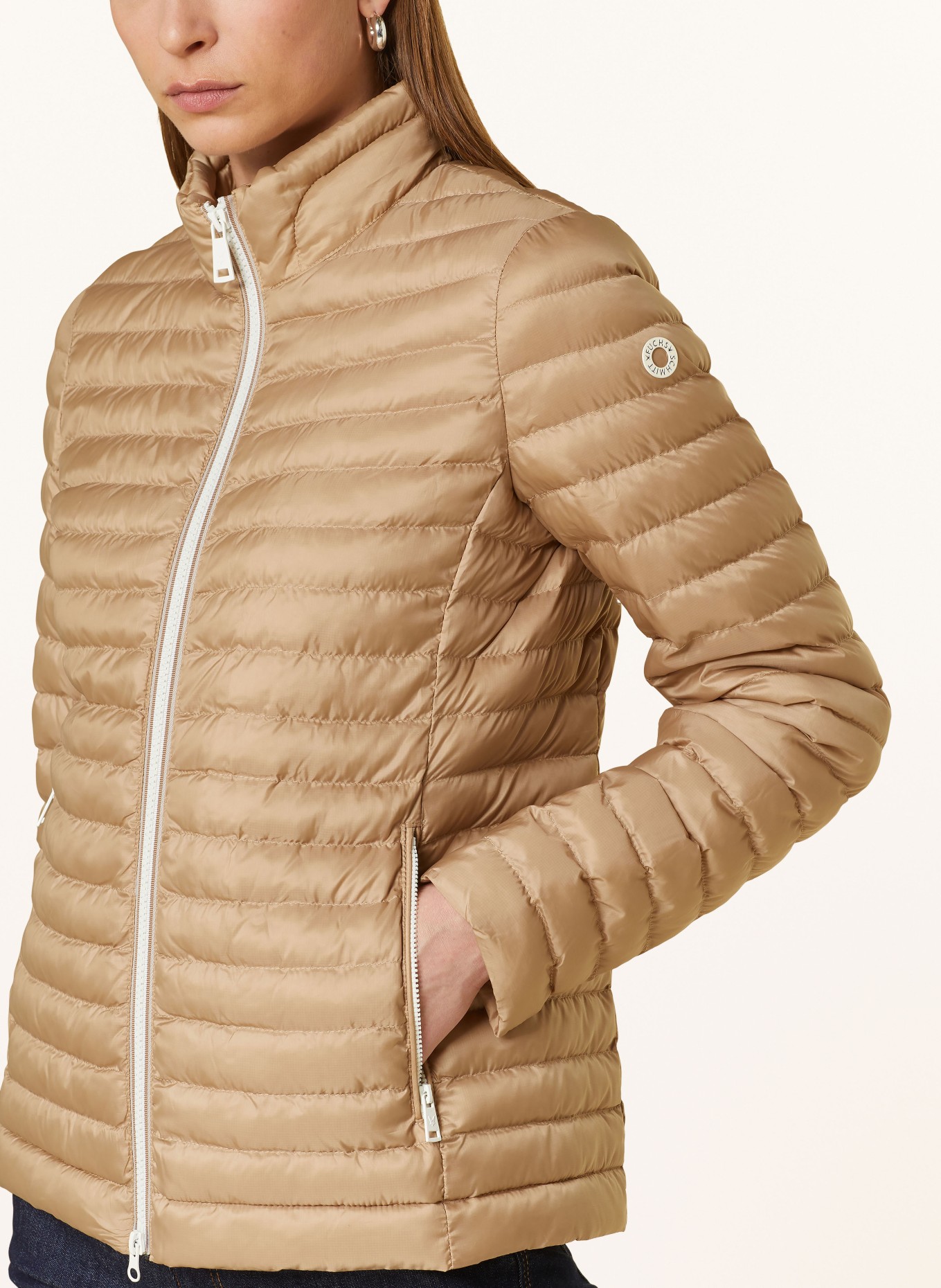 FUCHS SCHMITT Quilted jacket, Color: CAMEL (Image 4)