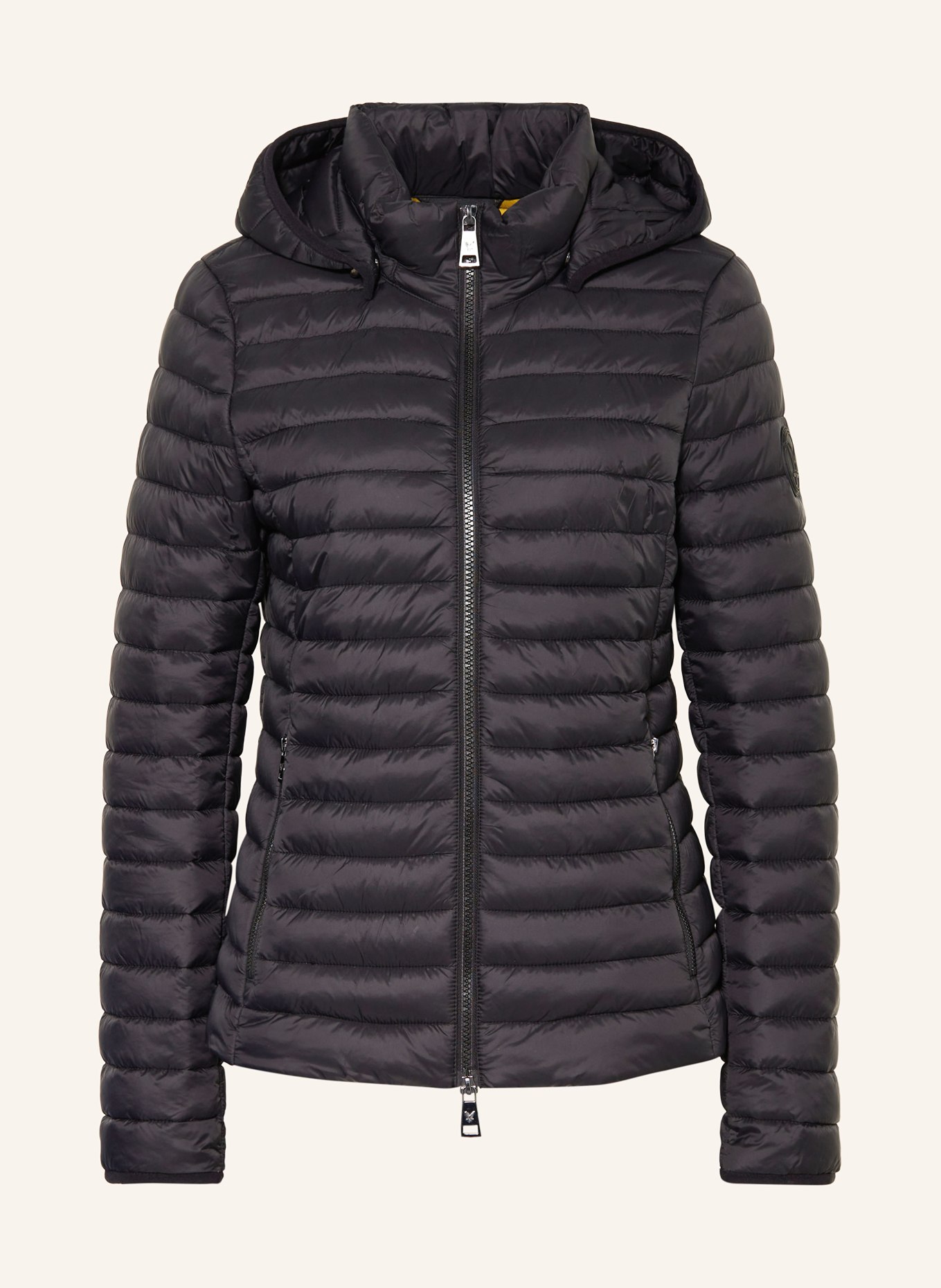 FUCHS SCHMITT Quilted jacket with detachable hood, Color: BLACK (Image 1)