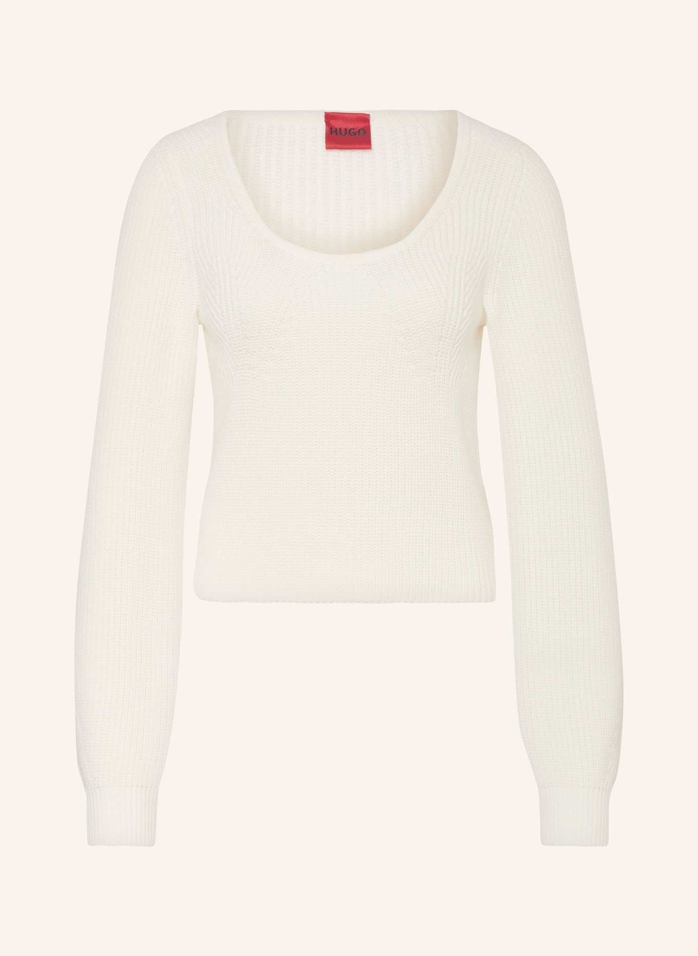 HUGO Sweater SORMSETY, Color: WHITE (Image 1)
