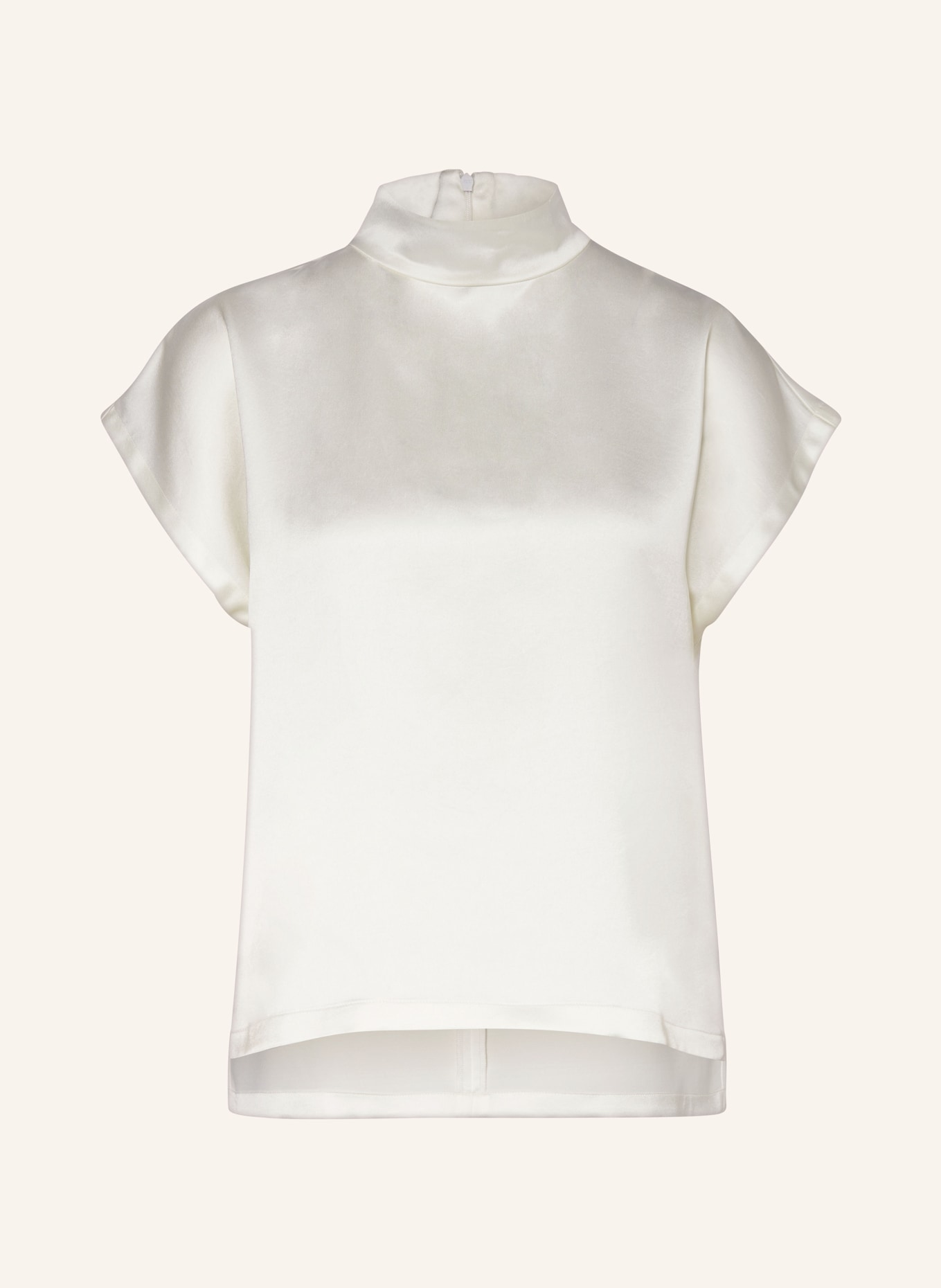 HUGO Shirt blouse CANELI in satin, Color: WHITE (Image 1)