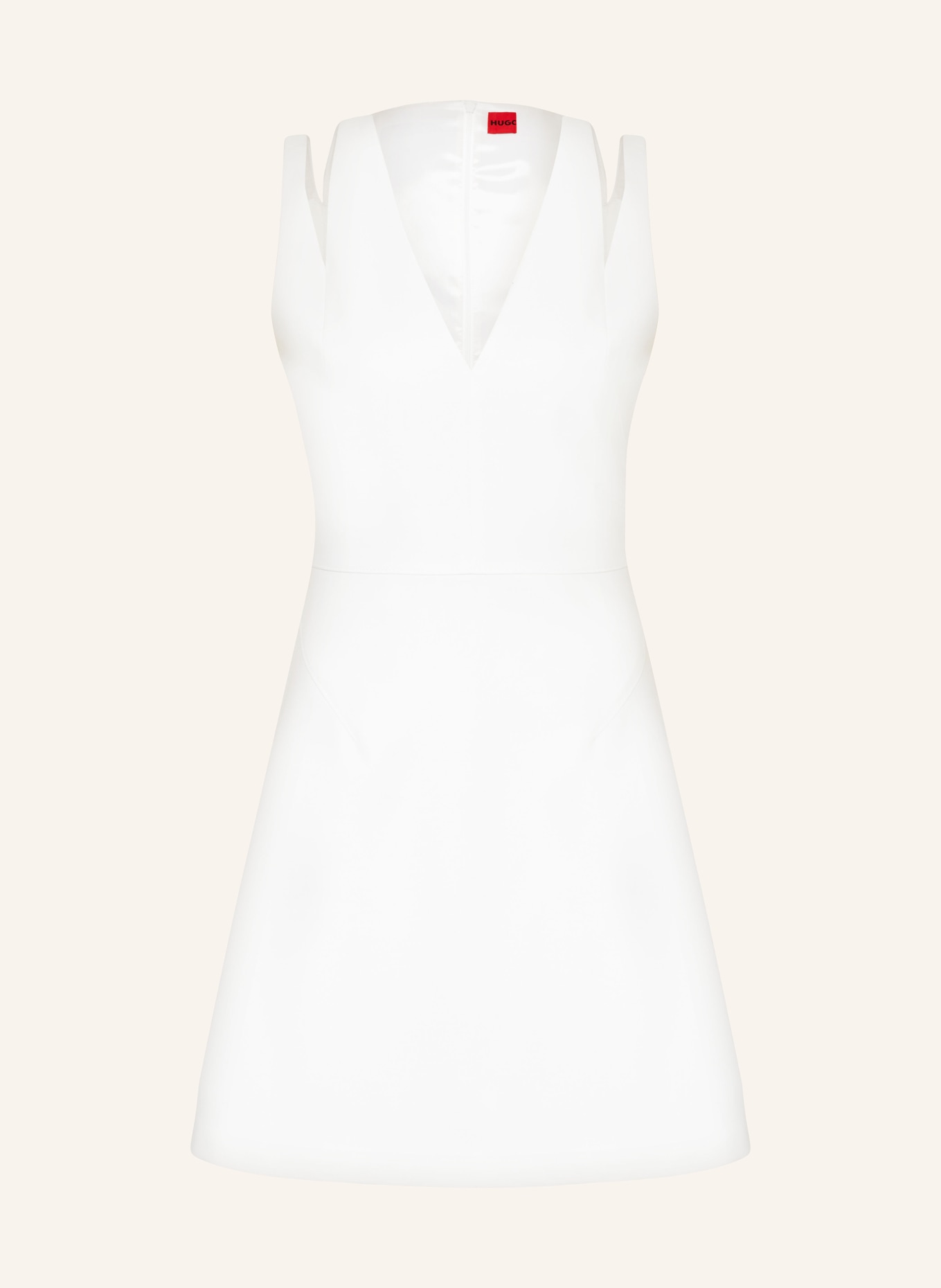 HUGO Sheath dress KARNINA with cut-outs, Color: WHITE (Image 1)