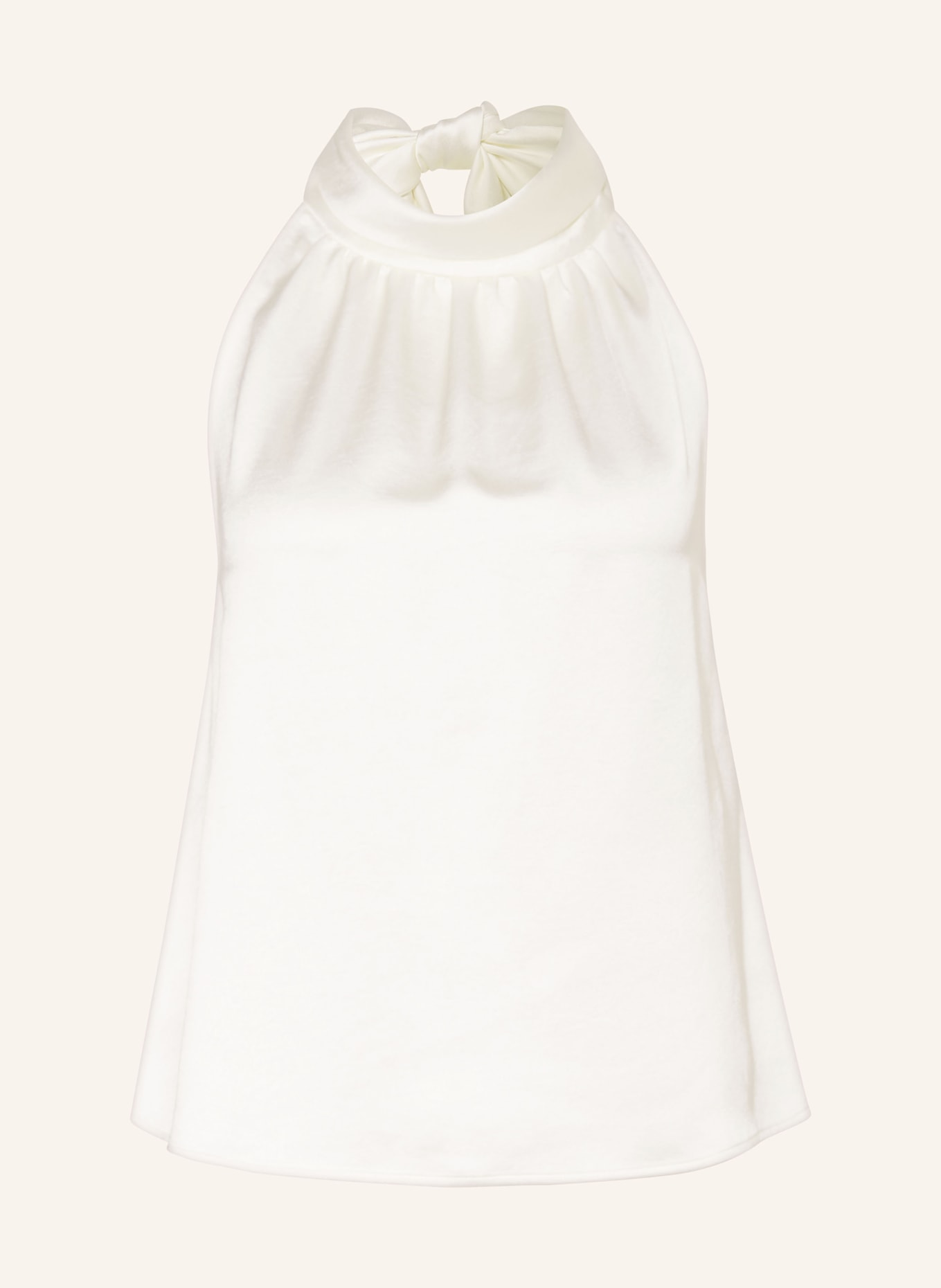 HUGO Satin top CARLOTI, Color: WHITE (Image 1)