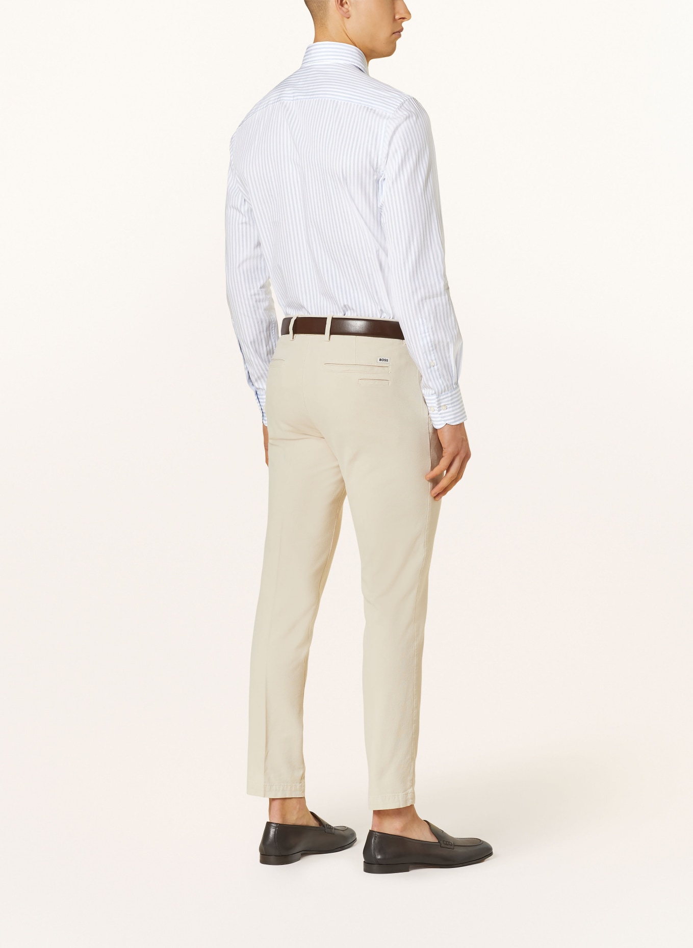 PROFUOMO Shirt slim fit, Color: LIGHT BLUE/ WHITE (Image 3)