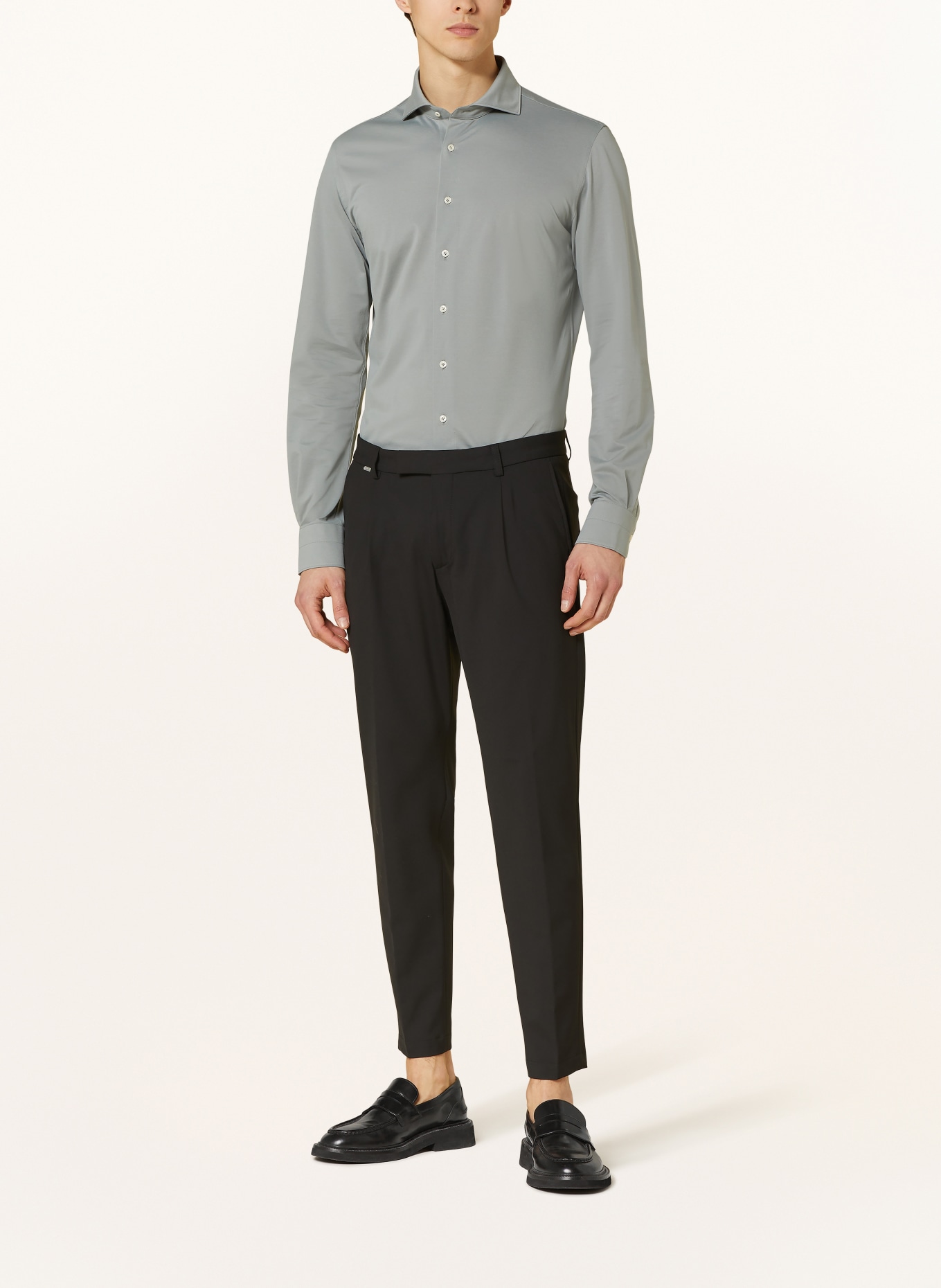 PROFUOMO Shirt slim fit, Color: OLIVE (Image 2)