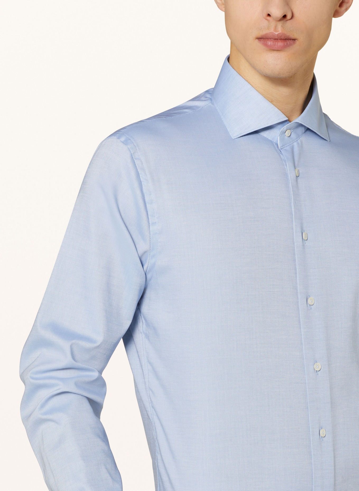 PROFUOMO Shirt slim fit, Color: LIGHT BLUE (Image 4)