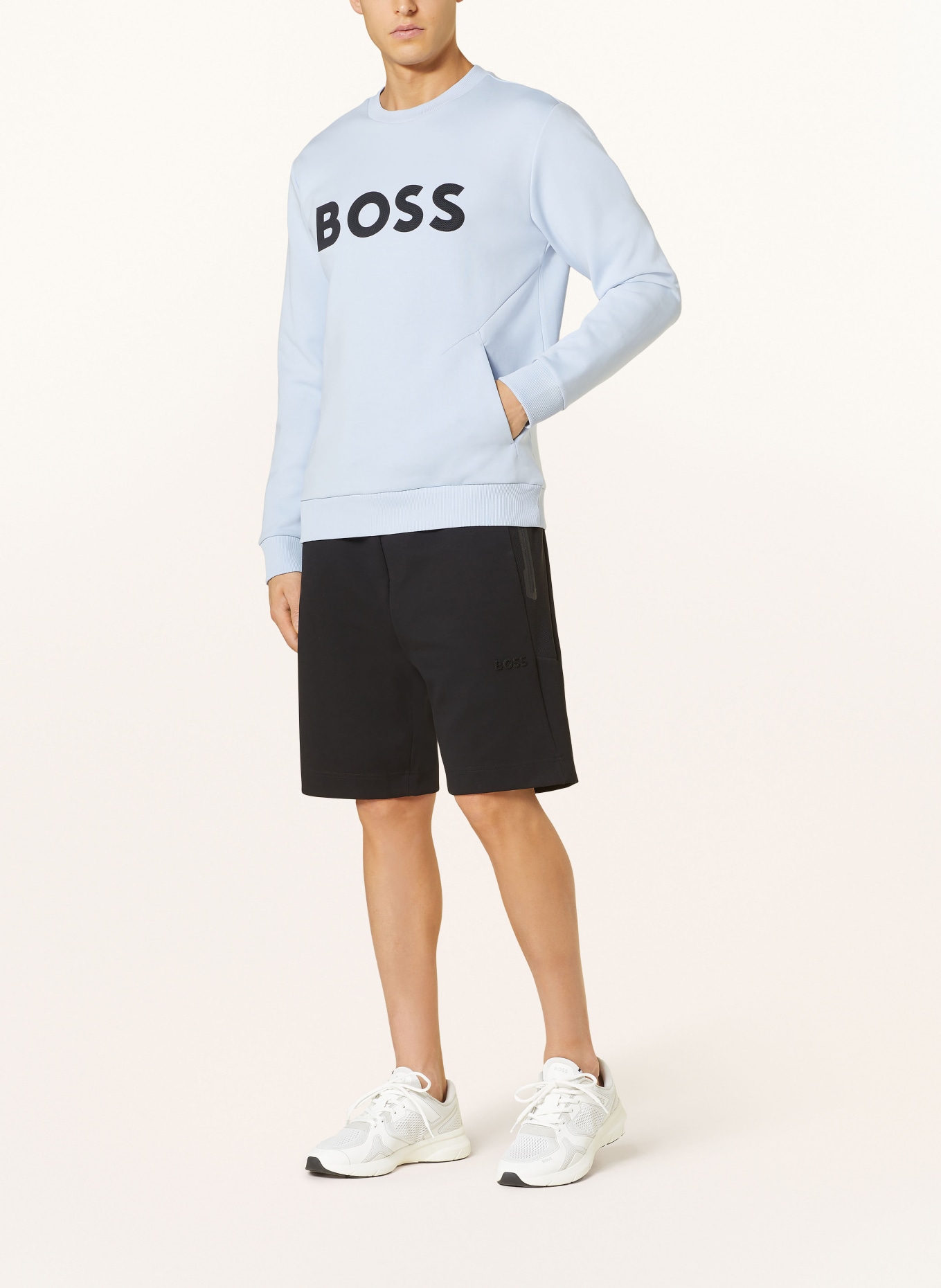 BOSS Sweatshirt SALBO, Farbe: HELLBLAU (Bild 2)