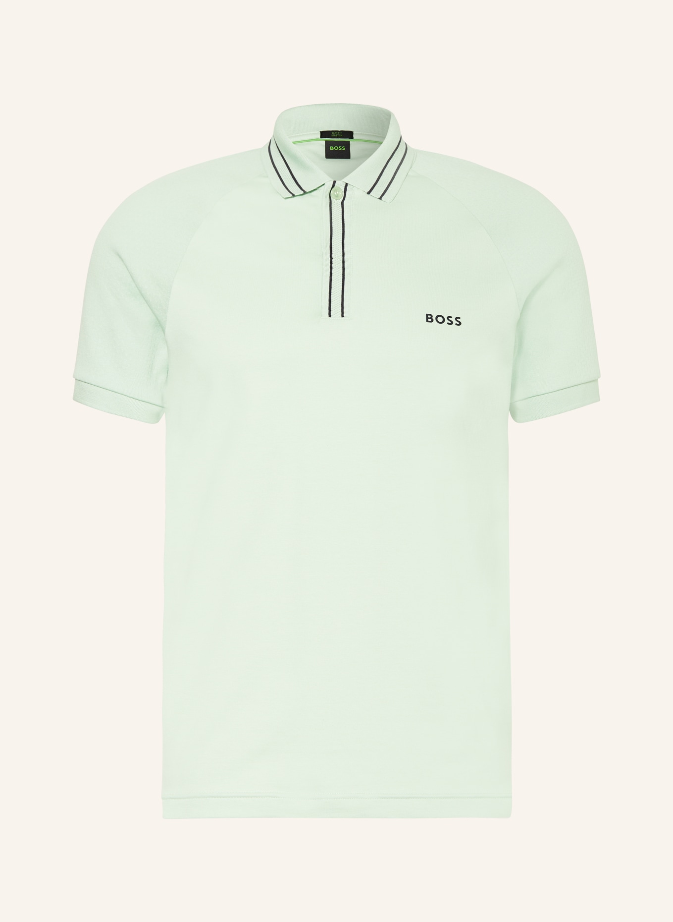 BOSS Jersey-Poloshirt PAULE Slim Fit, Farbe: HELLGRÜN (Bild 1)