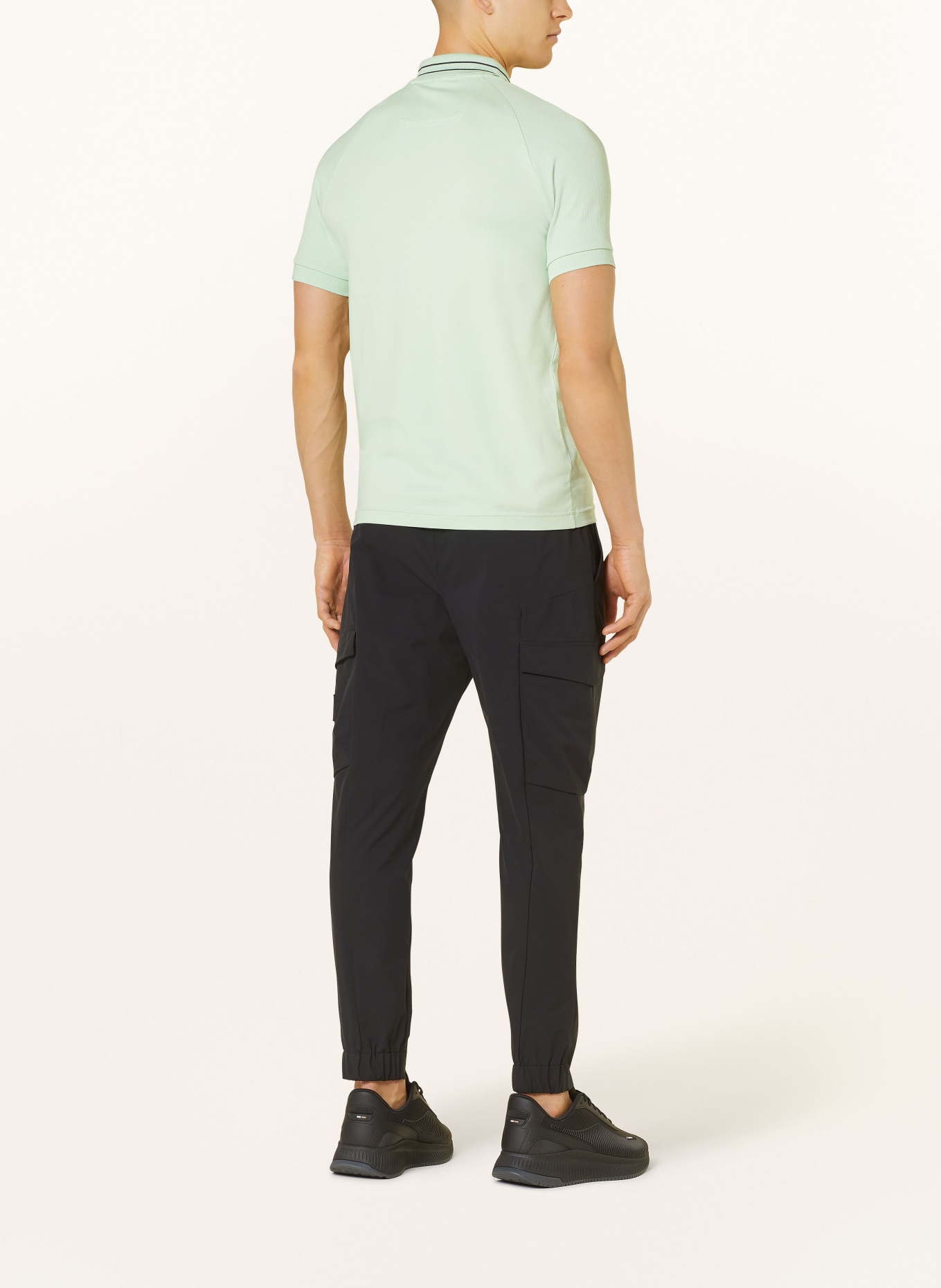 BOSS Jersey-Poloshirt PAULE Slim Fit, Farbe: HELLGRÜN (Bild 3)