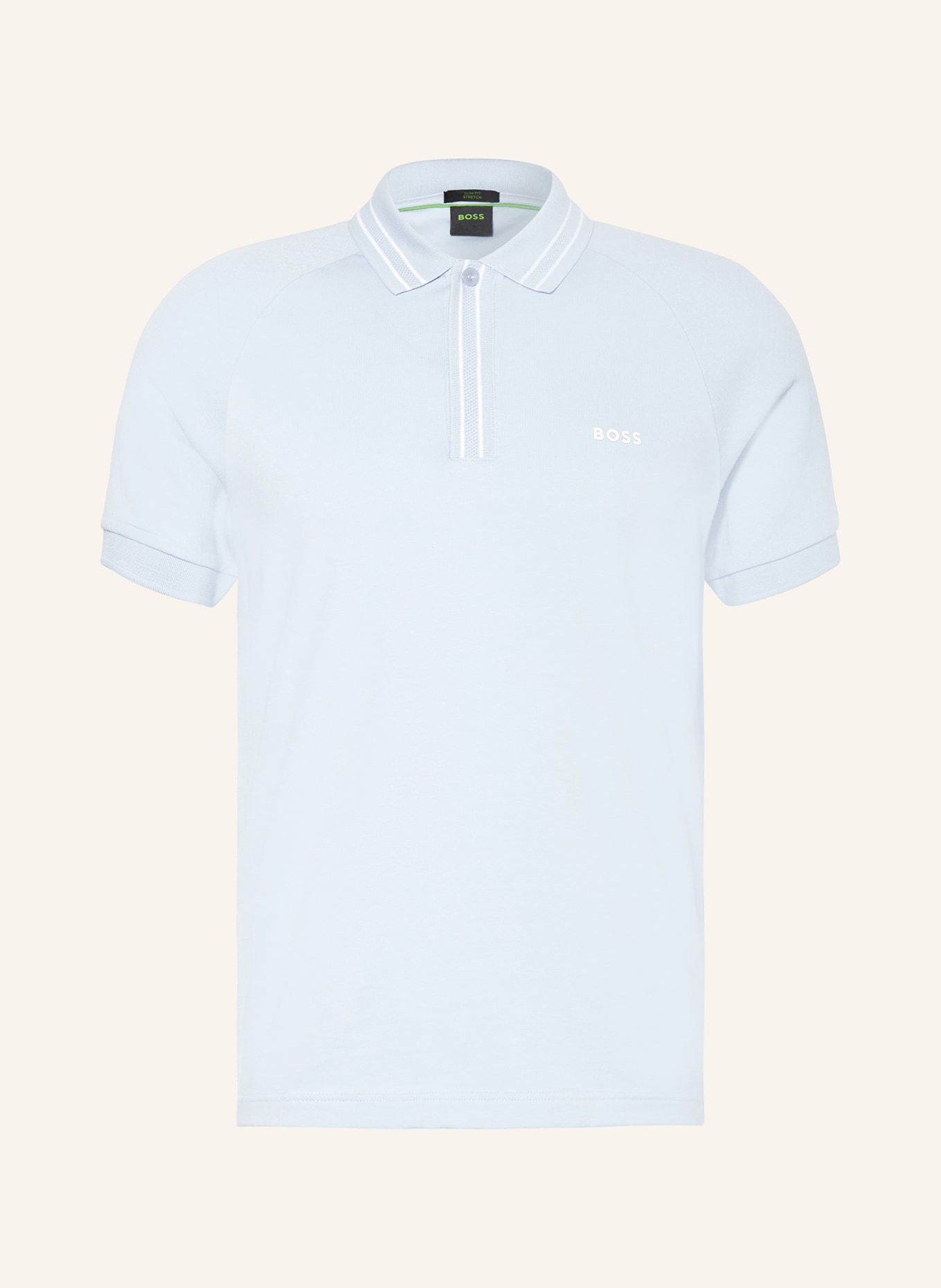 BOSS Jersey-Poloshirt PAULE Slim Fit, Farbe: HELLBLAU (Bild 1)
