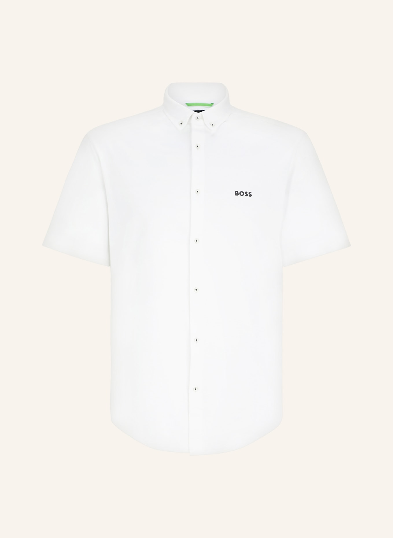 BOSS Short sleeve shirt MOTION regular fit in jersey, Color: WHITE (Image 1)