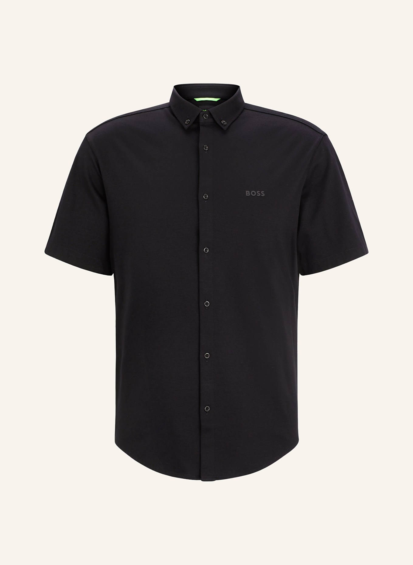 BOSS Kurzarm-Hemd MOTION Regular Fit aus Jersey, Farbe: SCHWARZ (Bild 1)