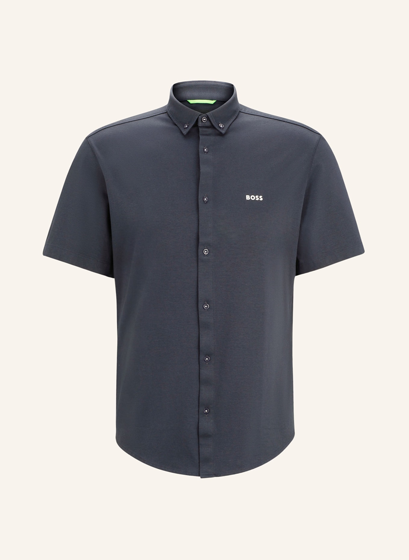 BOSS Kurzarm-Hemd MOTION Regular Fit aus Jersey, Farbe: DUNKELBLAU (Bild 1)