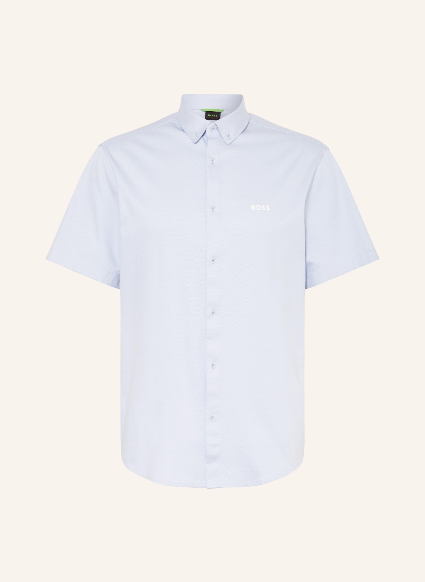 BOSS Kurzarm-Hemd MOTION Regular Fit aus Jersey, Farbe: HELLBLAU (Bild 1)