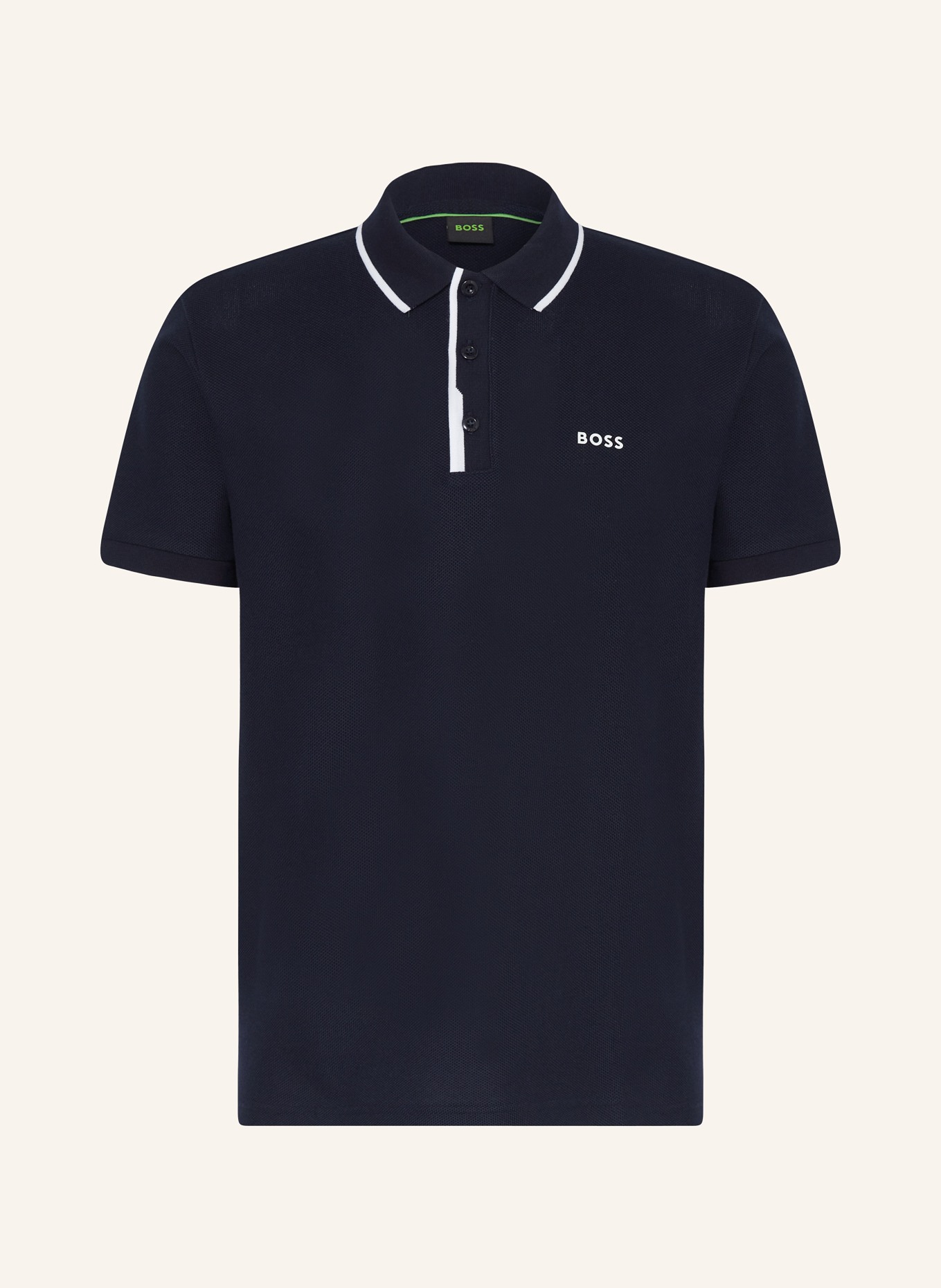 BOSS Piqué-Poloshirt PADDY Regular Fit, Farbe: DUNKELBLAU (Bild 1)