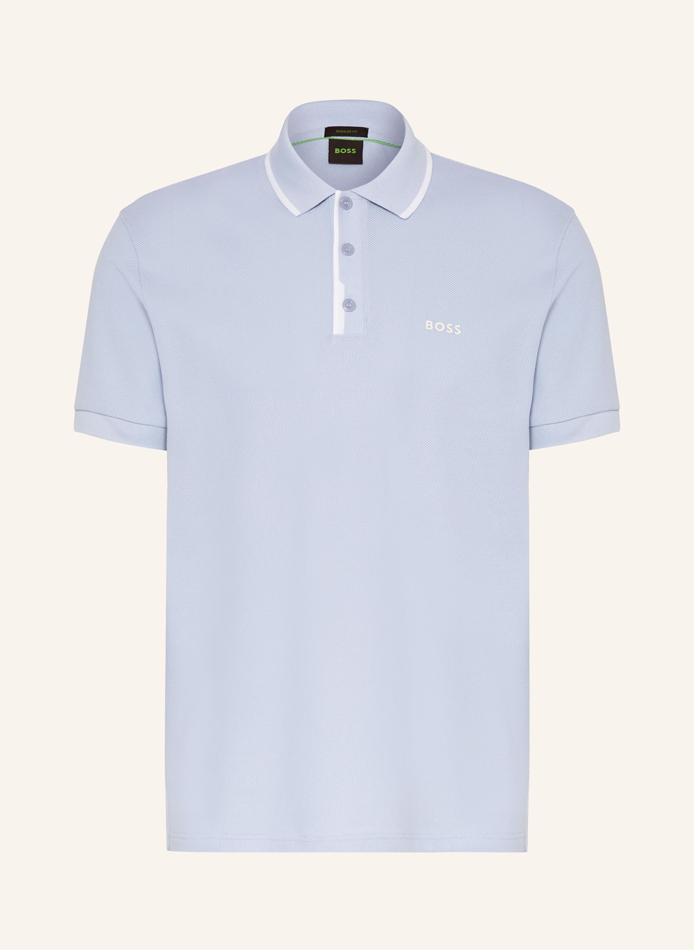 BOSS Piqué-Poloshirt PADDY Regular Fit, Farbe: HELLBLAU (Bild 1)