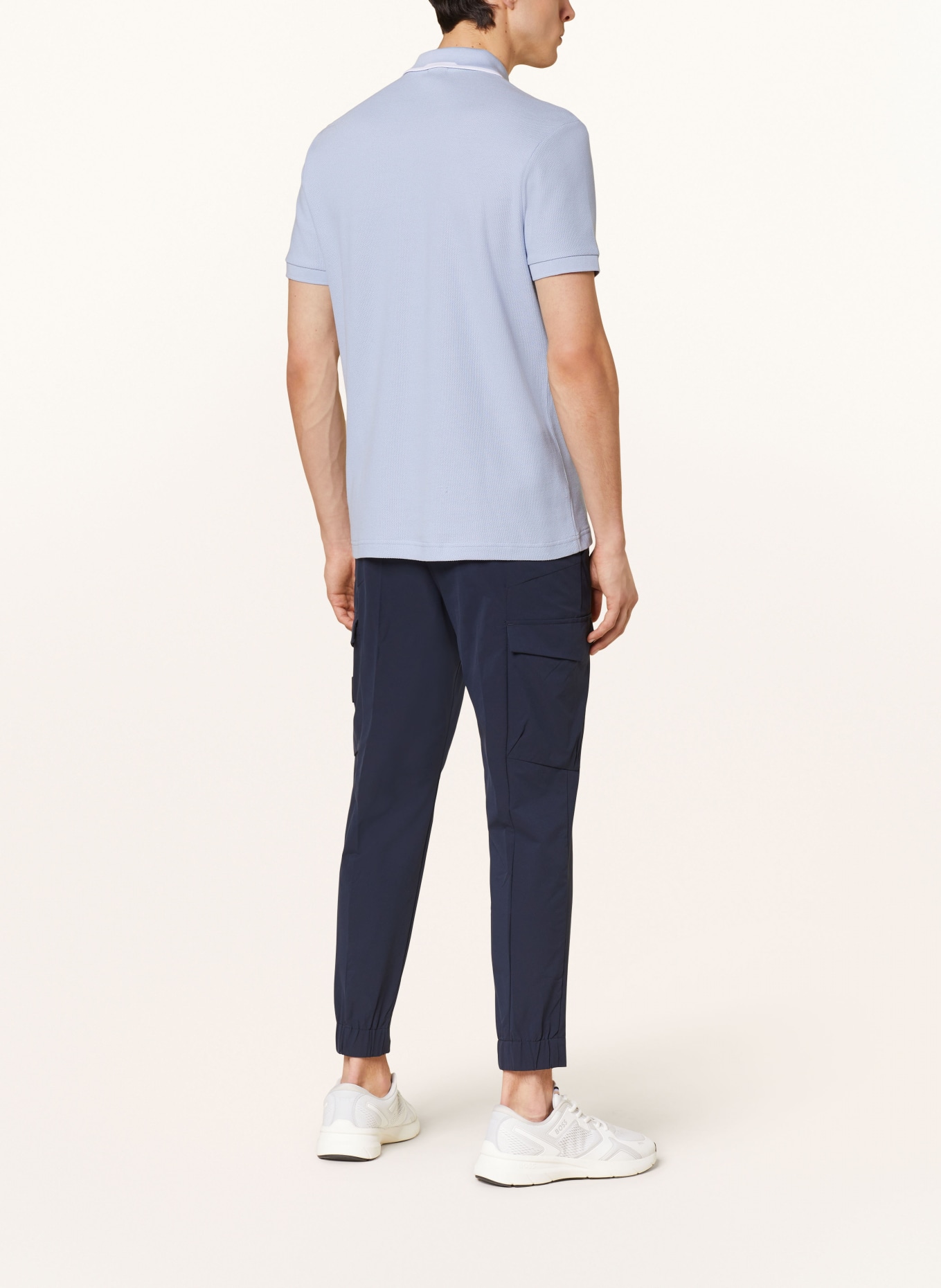 BOSS Piqué-Poloshirt PADDY Regular Fit, Farbe: HELLBLAU (Bild 3)