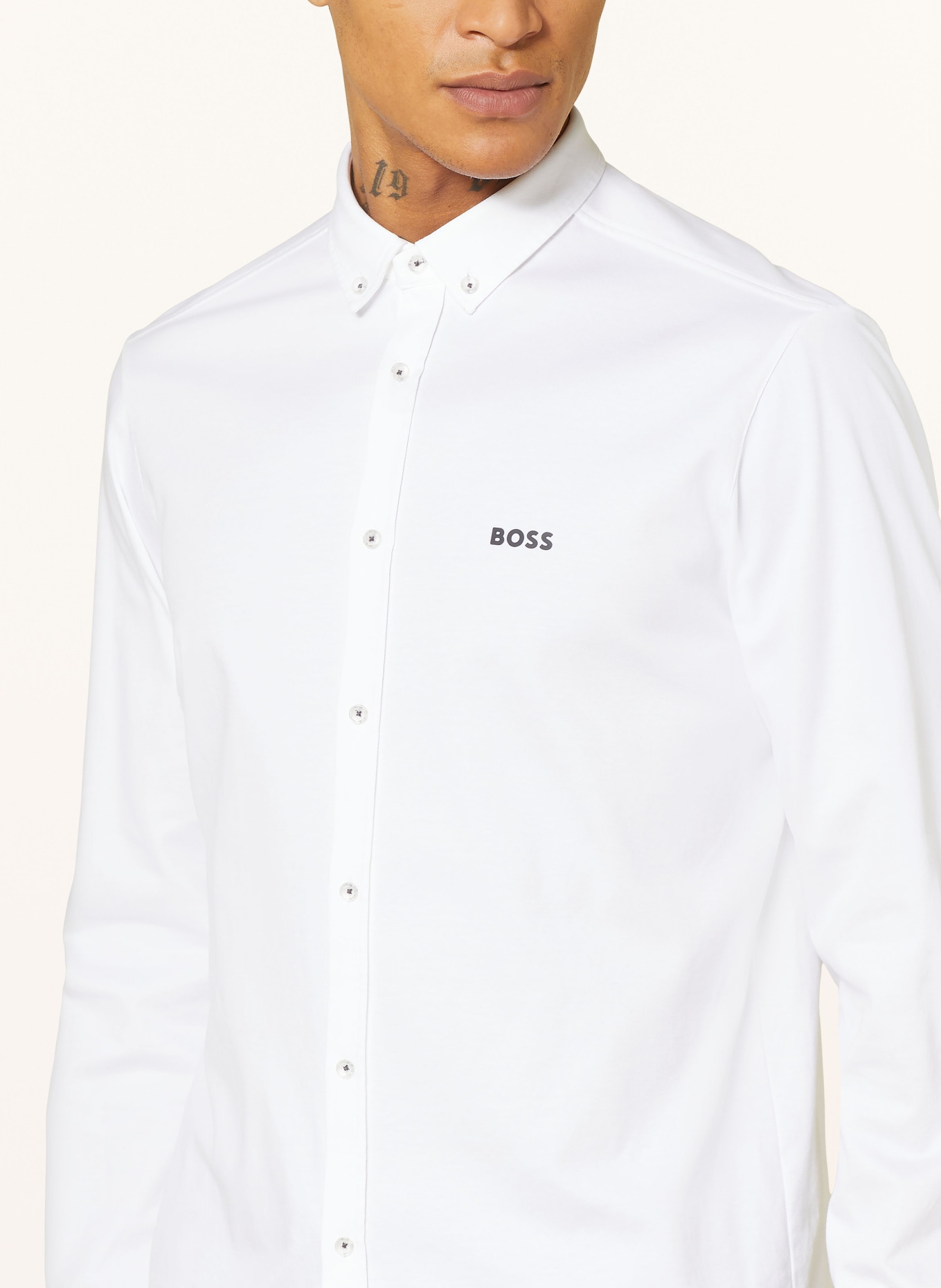 BOSS Shirt MOTION regular fit, Color: WHITE (Image 4)