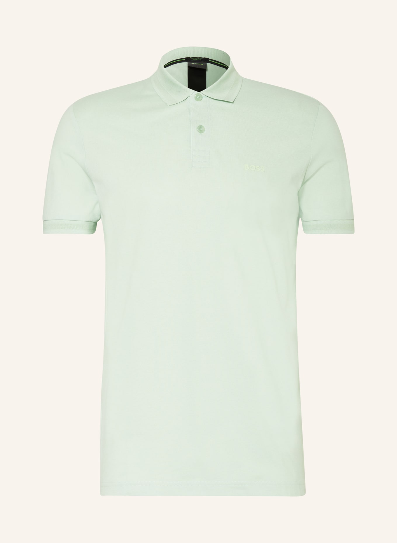 BOSS Piqué-Poloshirt PIO Regular Fit, Farbe: HELLGRÜN (Bild 1)