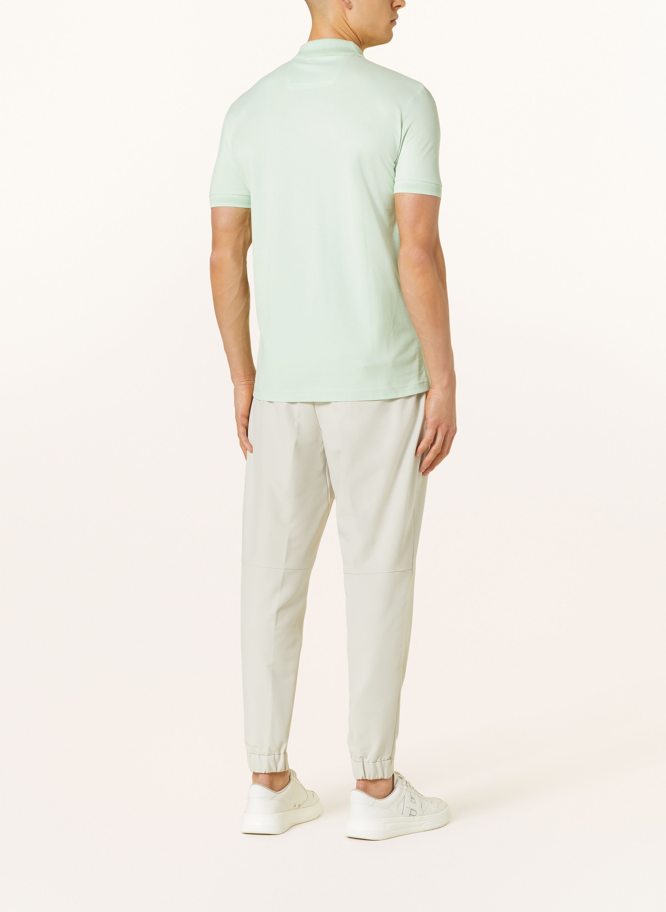 BOSS Piqué-Poloshirt PIO Regular Fit, Farbe: HELLGRÜN (Bild 3)