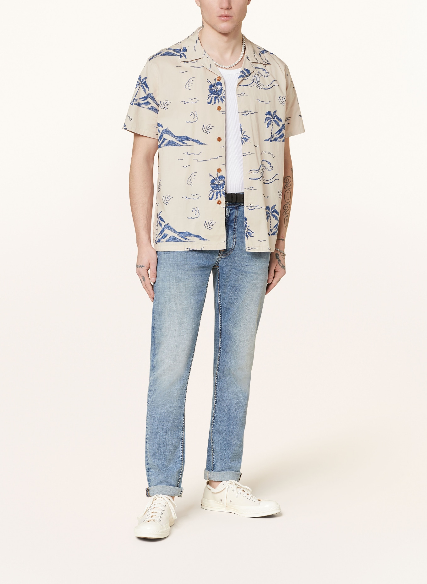 Nudie Jeans Jeansy LEAN DEAN extra slim fit, Kolor: Broken Blue (Obrazek 2)