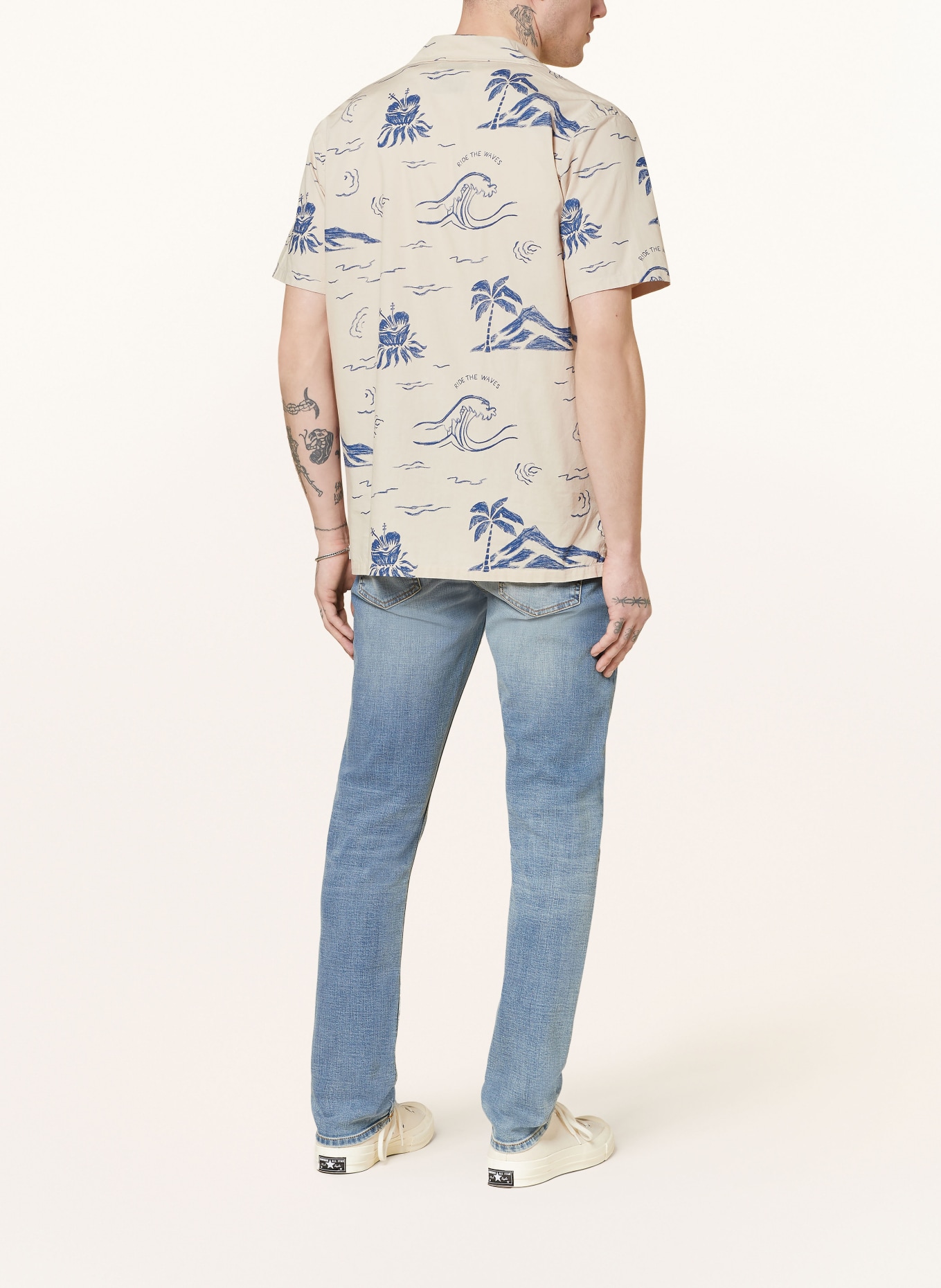 Nudie Jeans Jeansy LEAN DEAN extra slim fit, Kolor: Broken Blue (Obrazek 3)