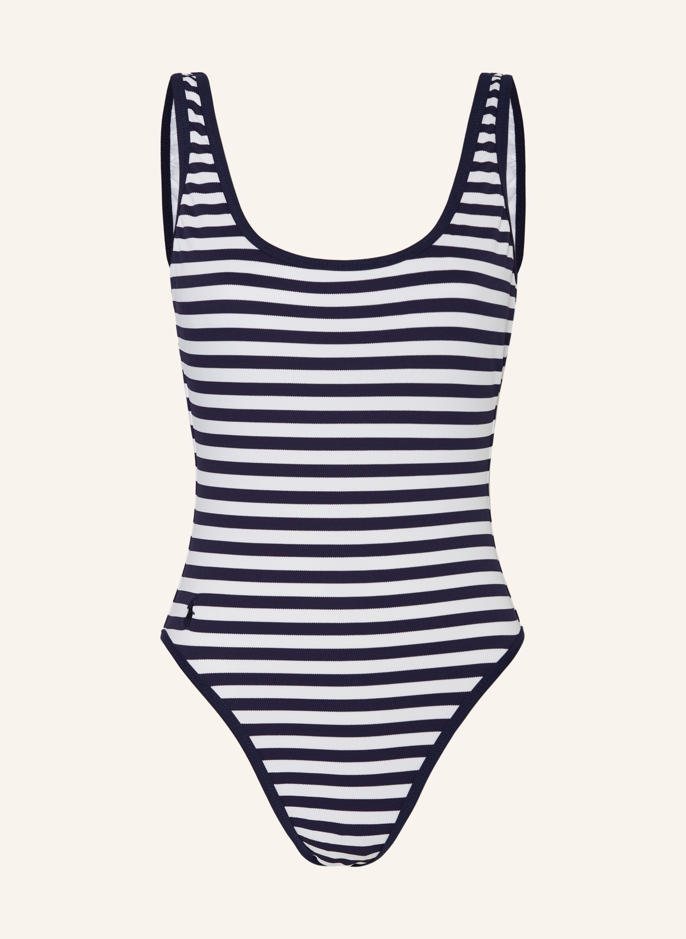 POLO RALPH LAUREN Swimsuit, Color: DARK BLUE/ WHITE (Image 1)